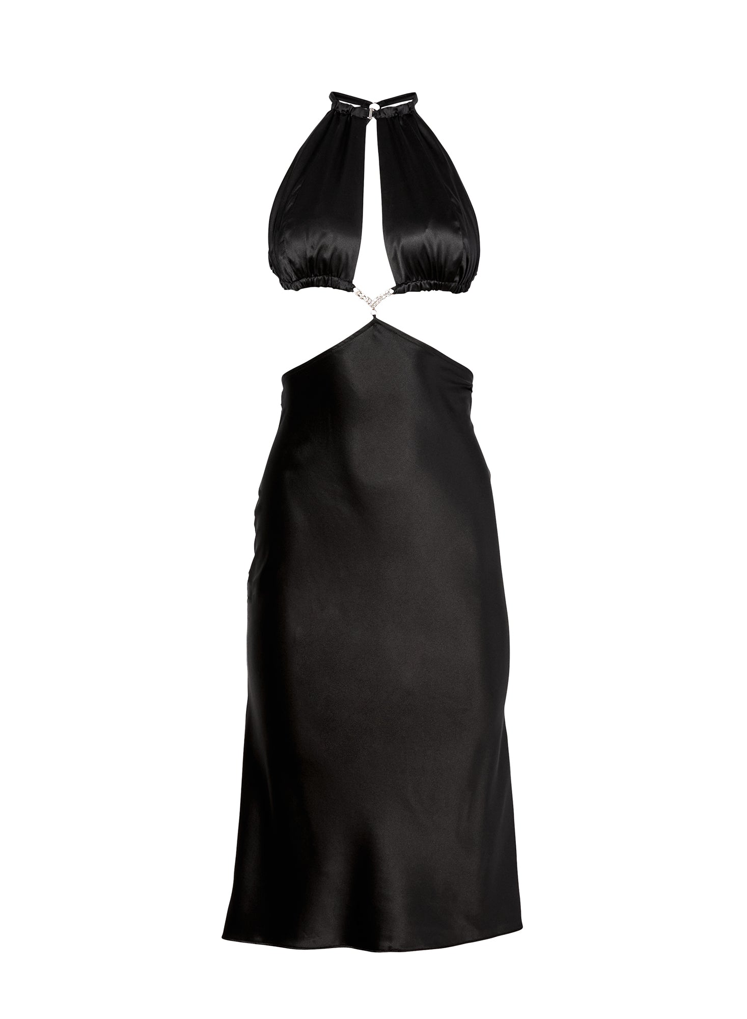Fleur du Mal Crystal Cutout Dress