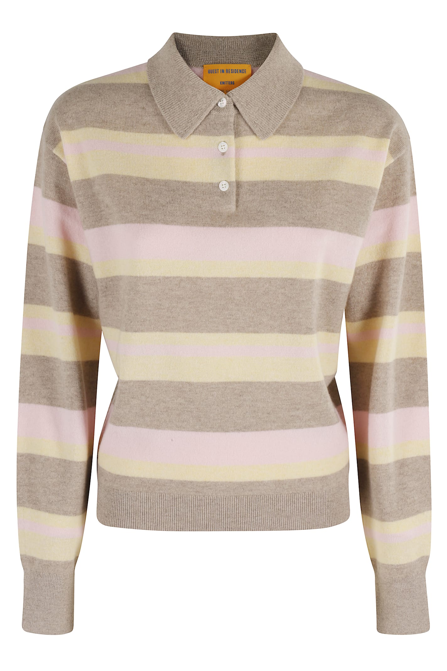 Guest in Residence Collegiate Stripe Polo