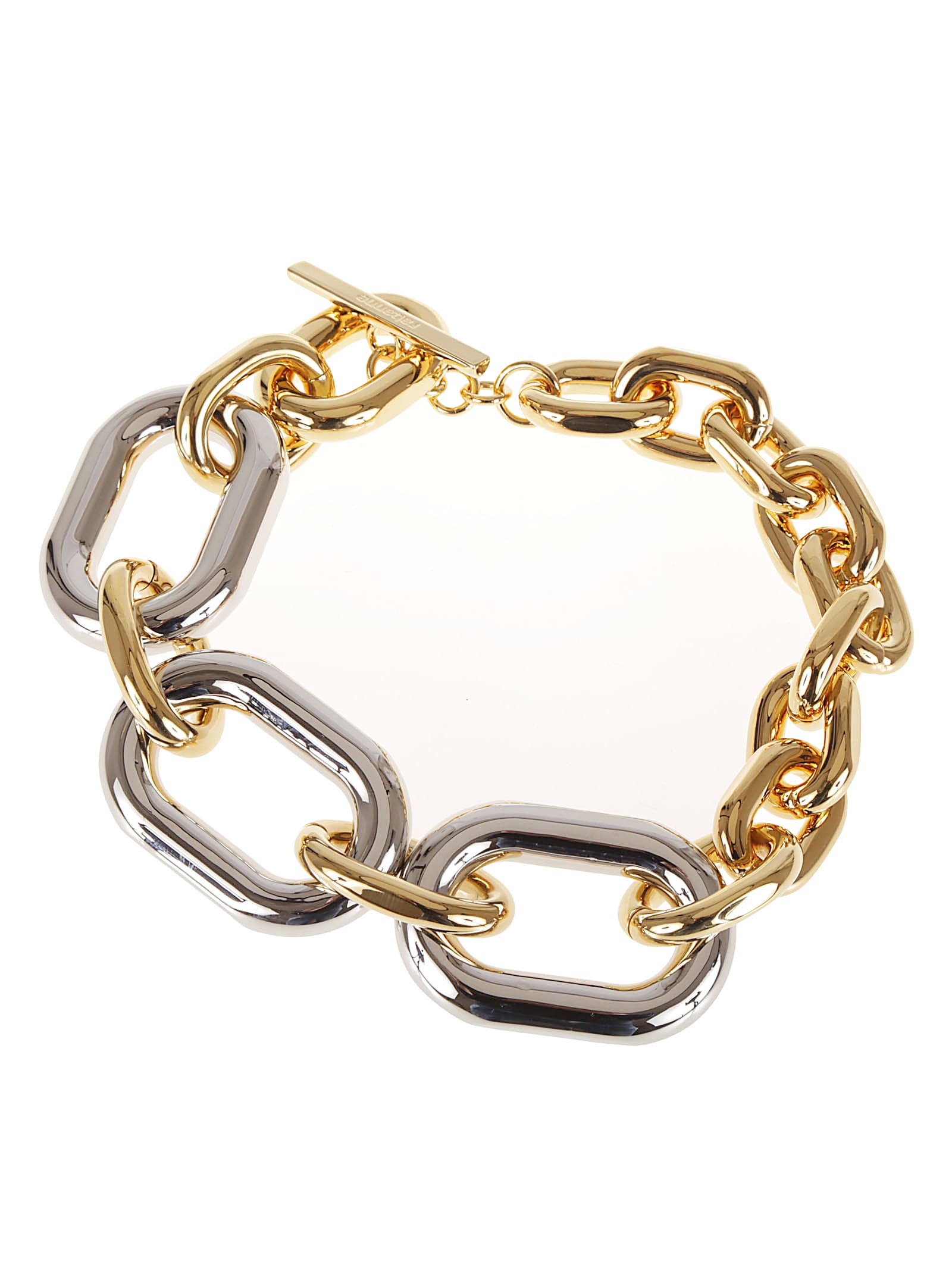 Paco Rabanne Gold And Silver Oversized Xl Link Necklace