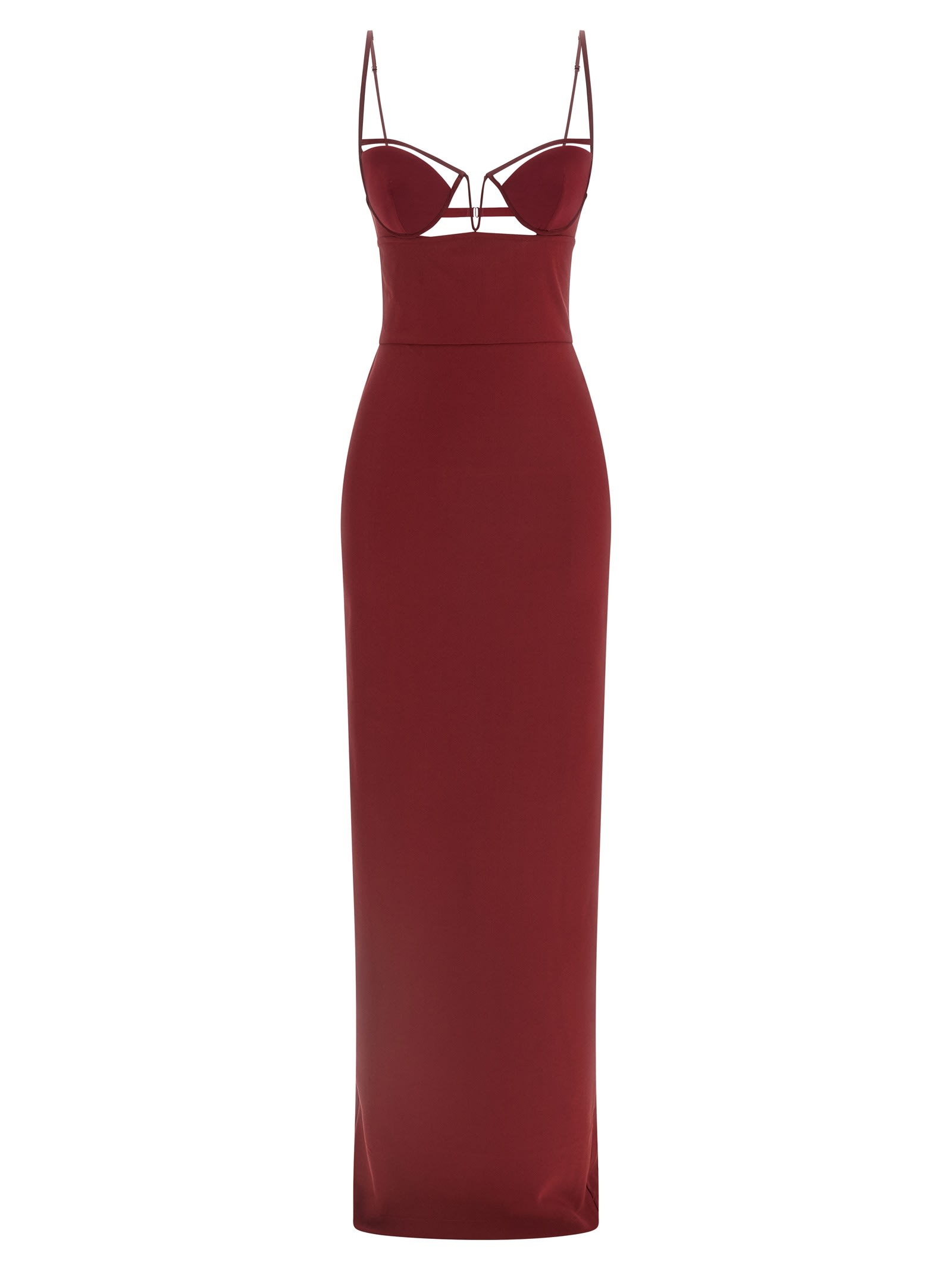 Nensi Dojaka v-wire Bra Maxi Dress