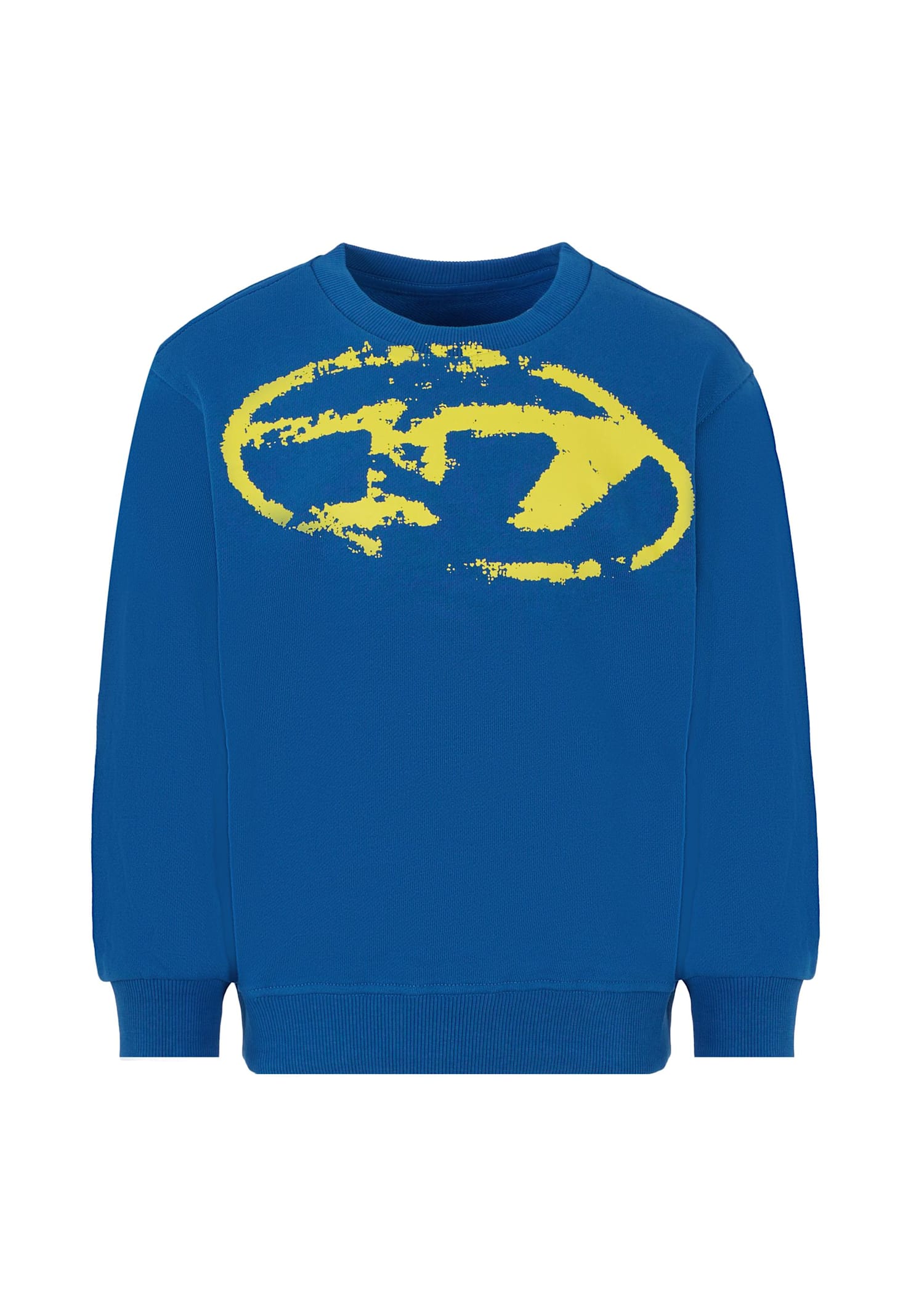 Diesel Blue Sweatshirt For Boy With Logo