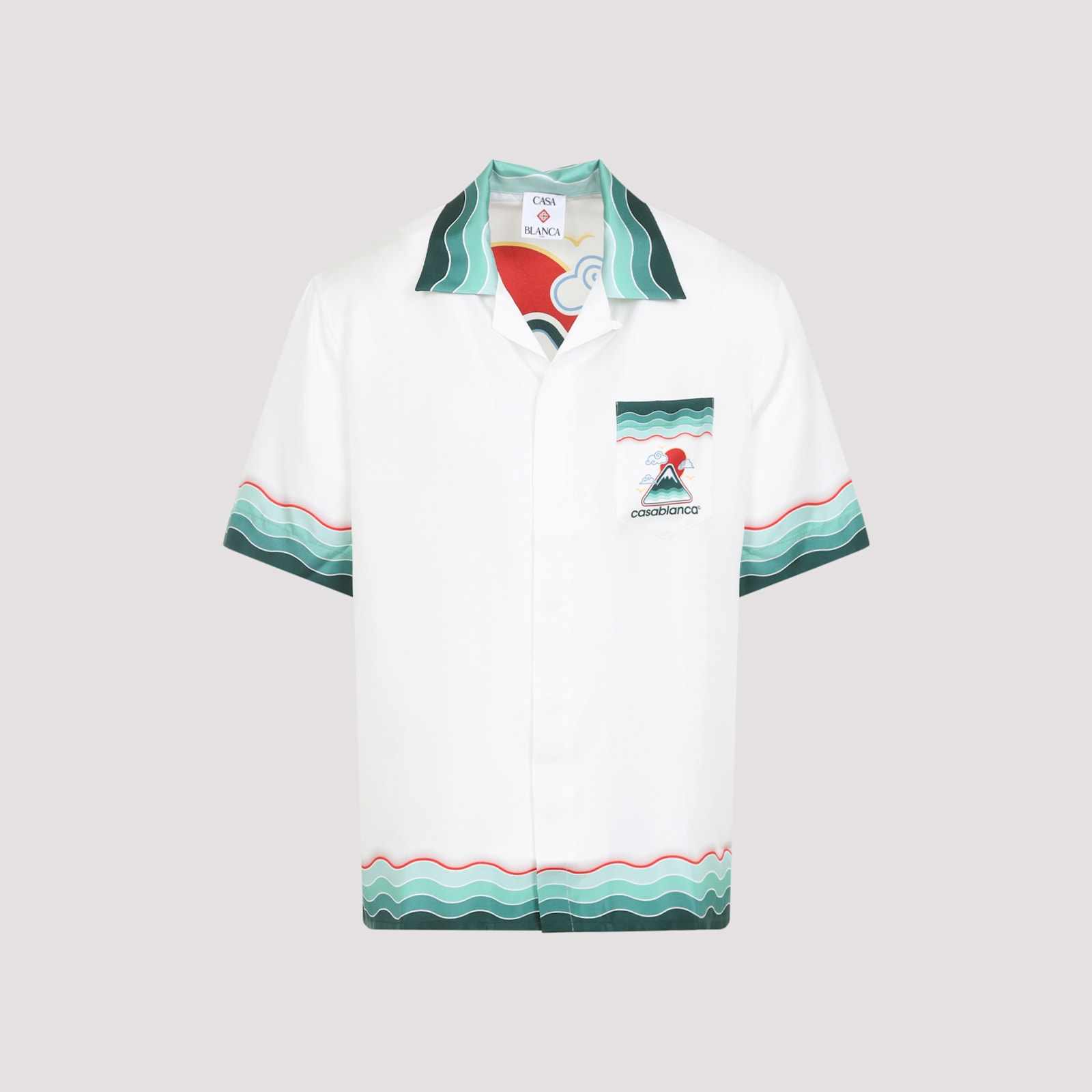 Casablanca Cuban Collar Shirt
