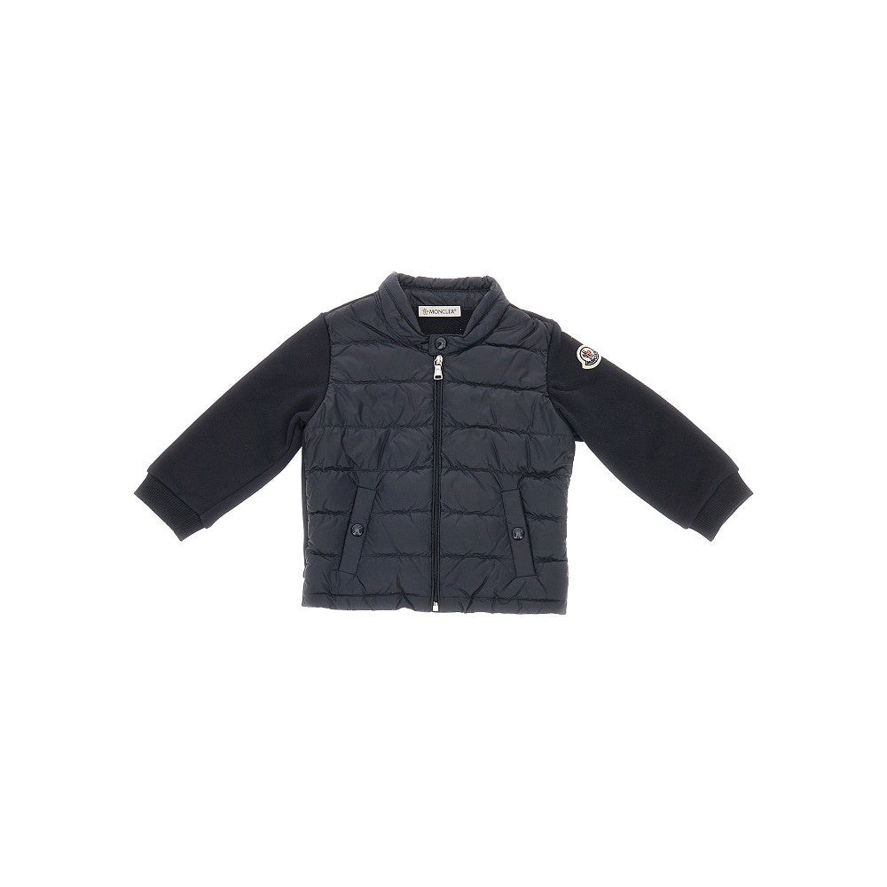 MONCLER 棉填充尼龙全拉链儿童卫衣