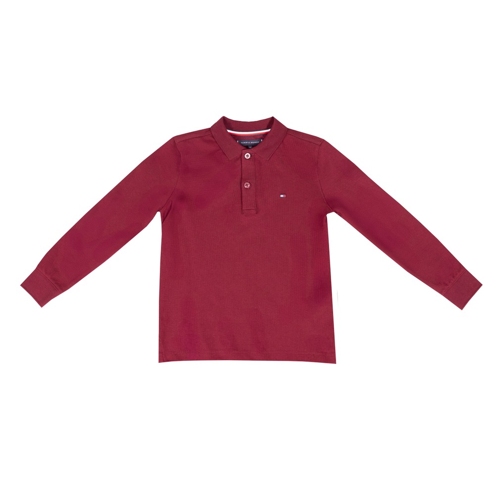 Flag Long Sleeve Polo Shirt