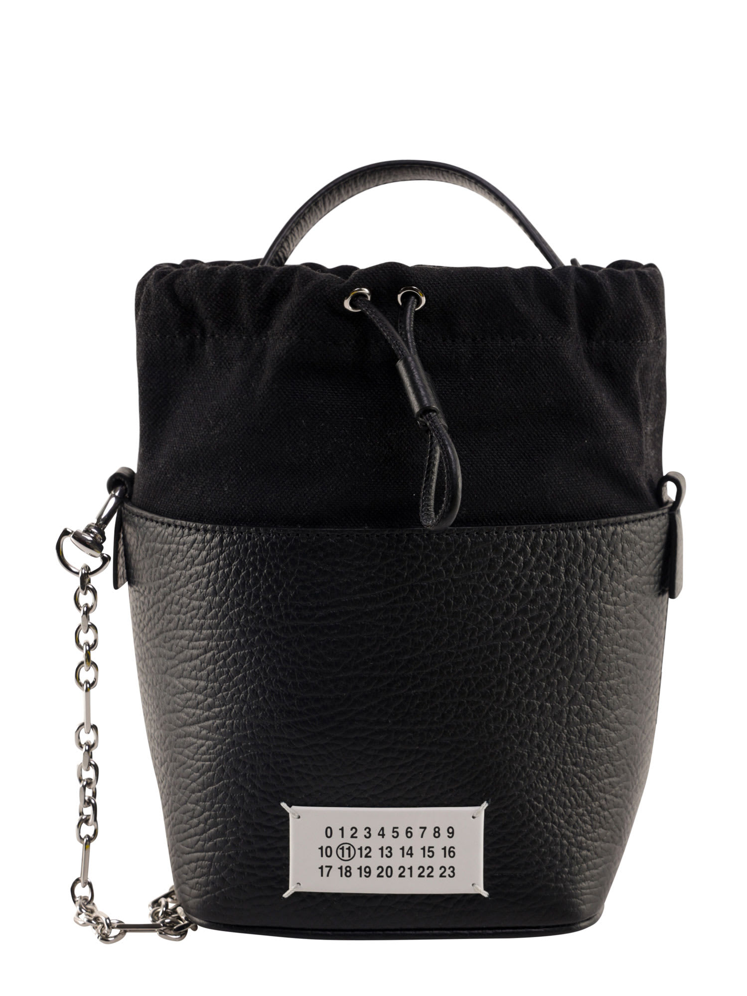 Maison Margiela 5ac Bucket Small Leather Bucket Bag