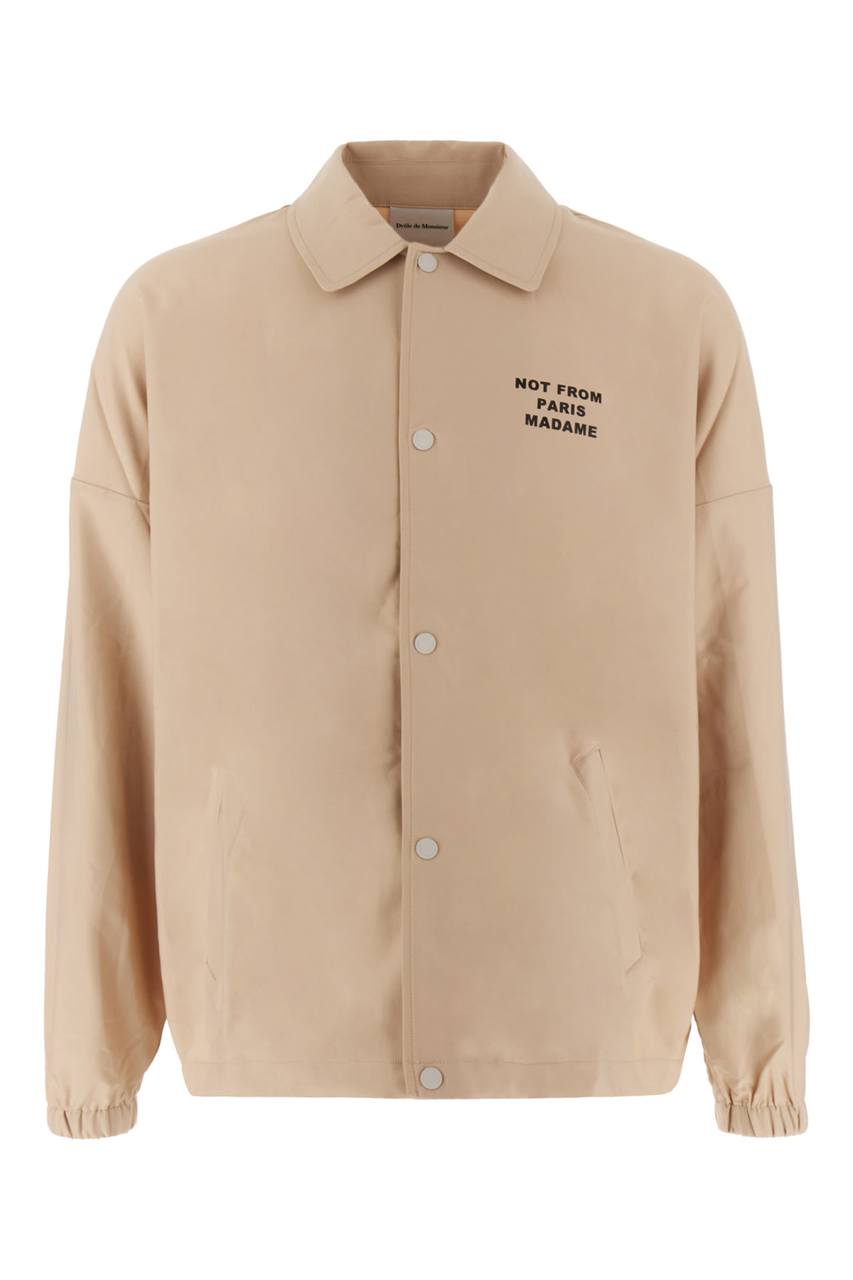 Drôle de Monsieur Beige Polyester Windbreaker