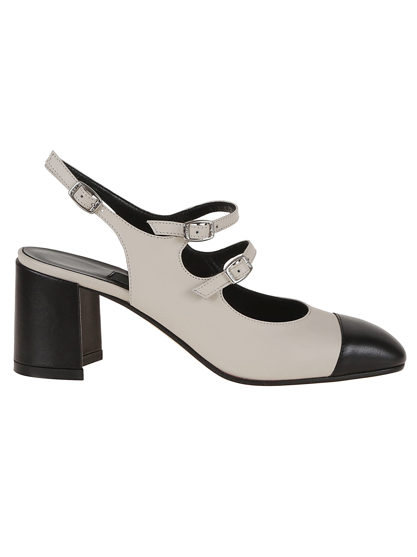 Carel Nappa Leather T-strap Papaya