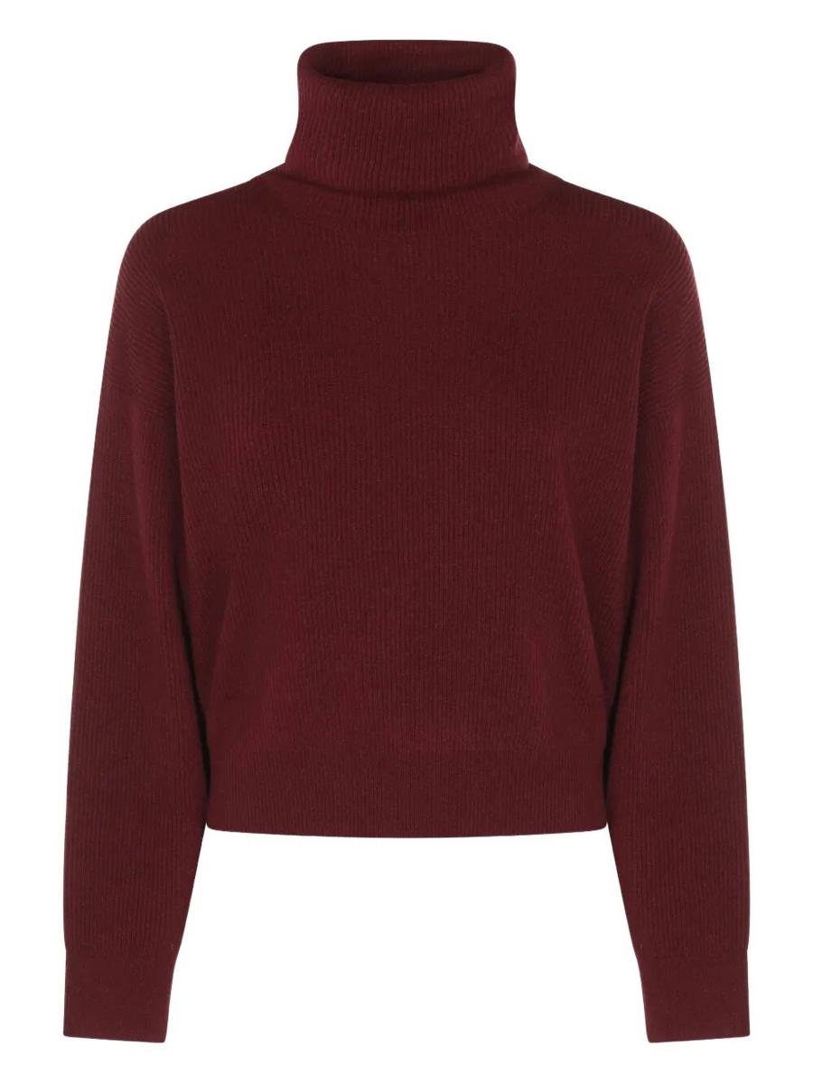 Brunello Cucinelli Cashmere Blend English Ribbed Turtleneck Sweater Clothing