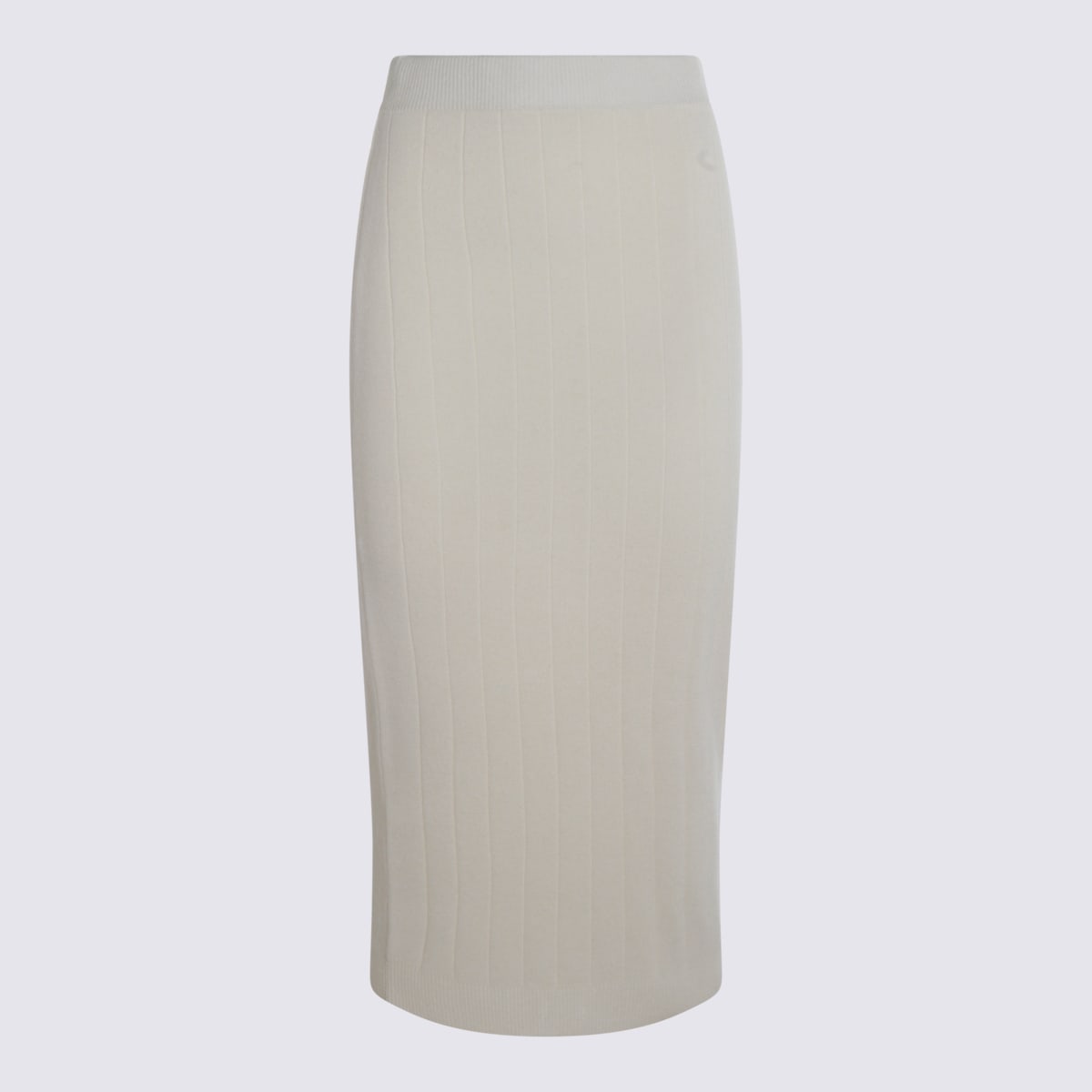 Max Mara White Midi Skirt