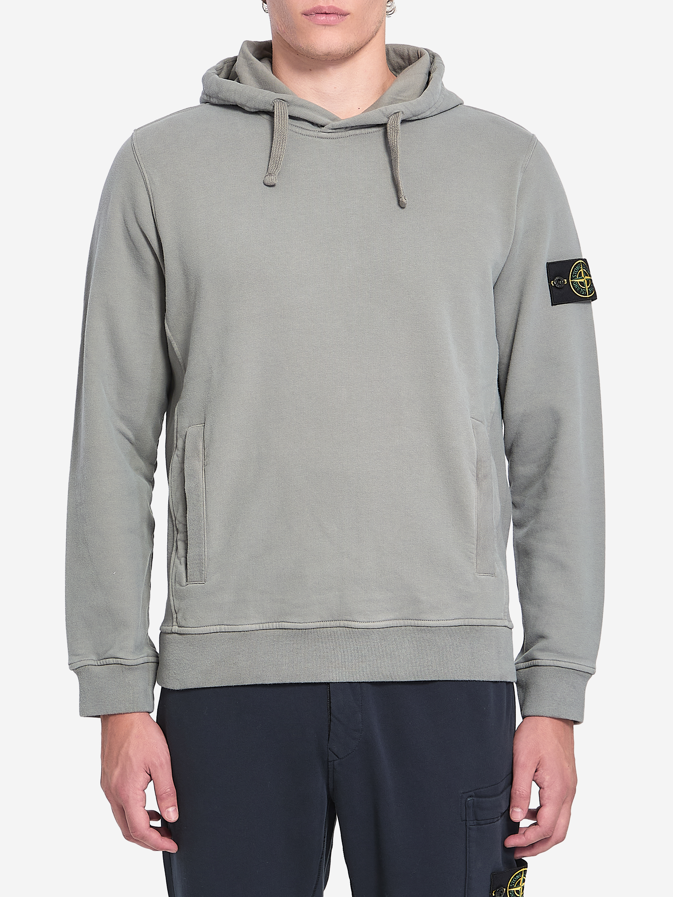 Organic cotton hooded sweatshirt