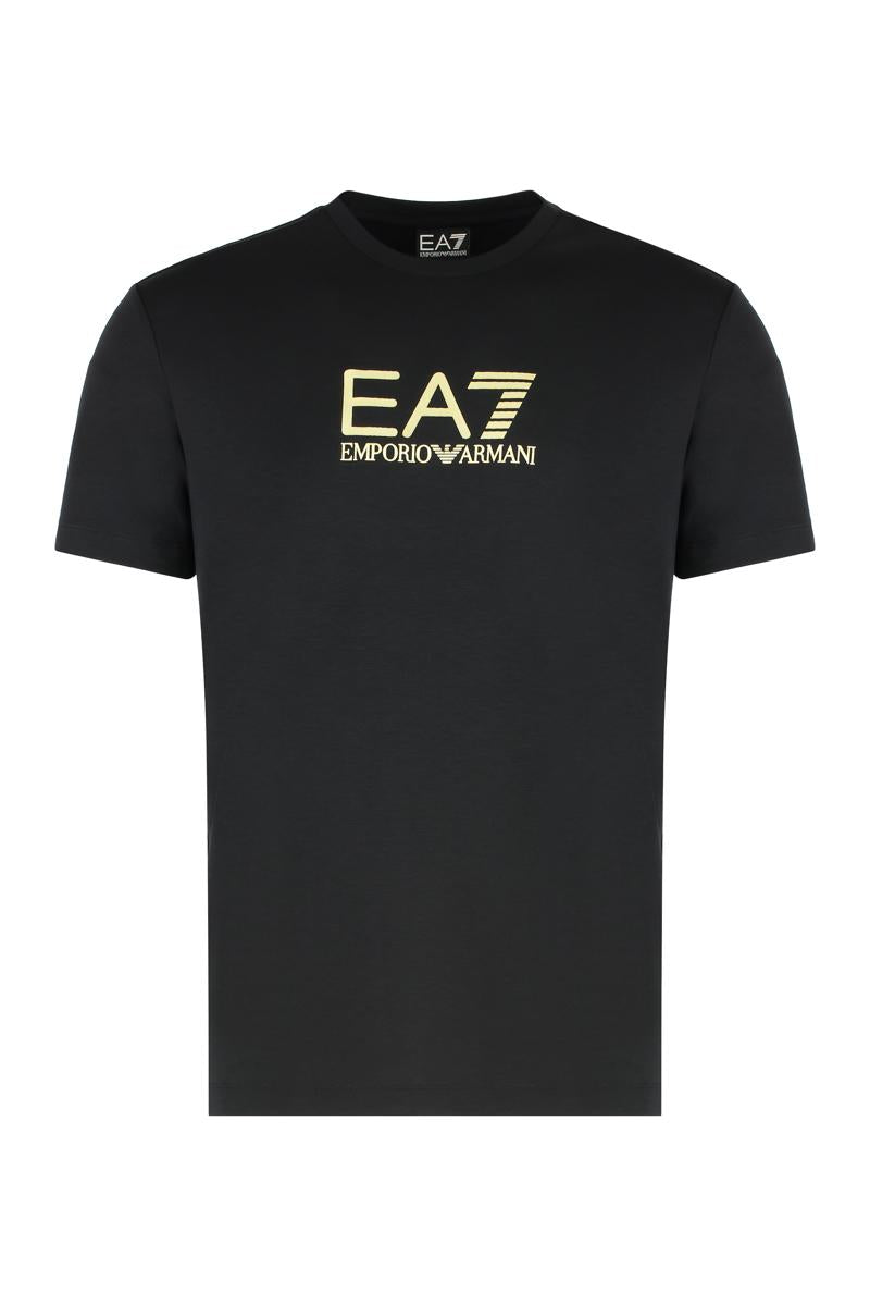 EA7 Emporio Armani 徽标印花T恤