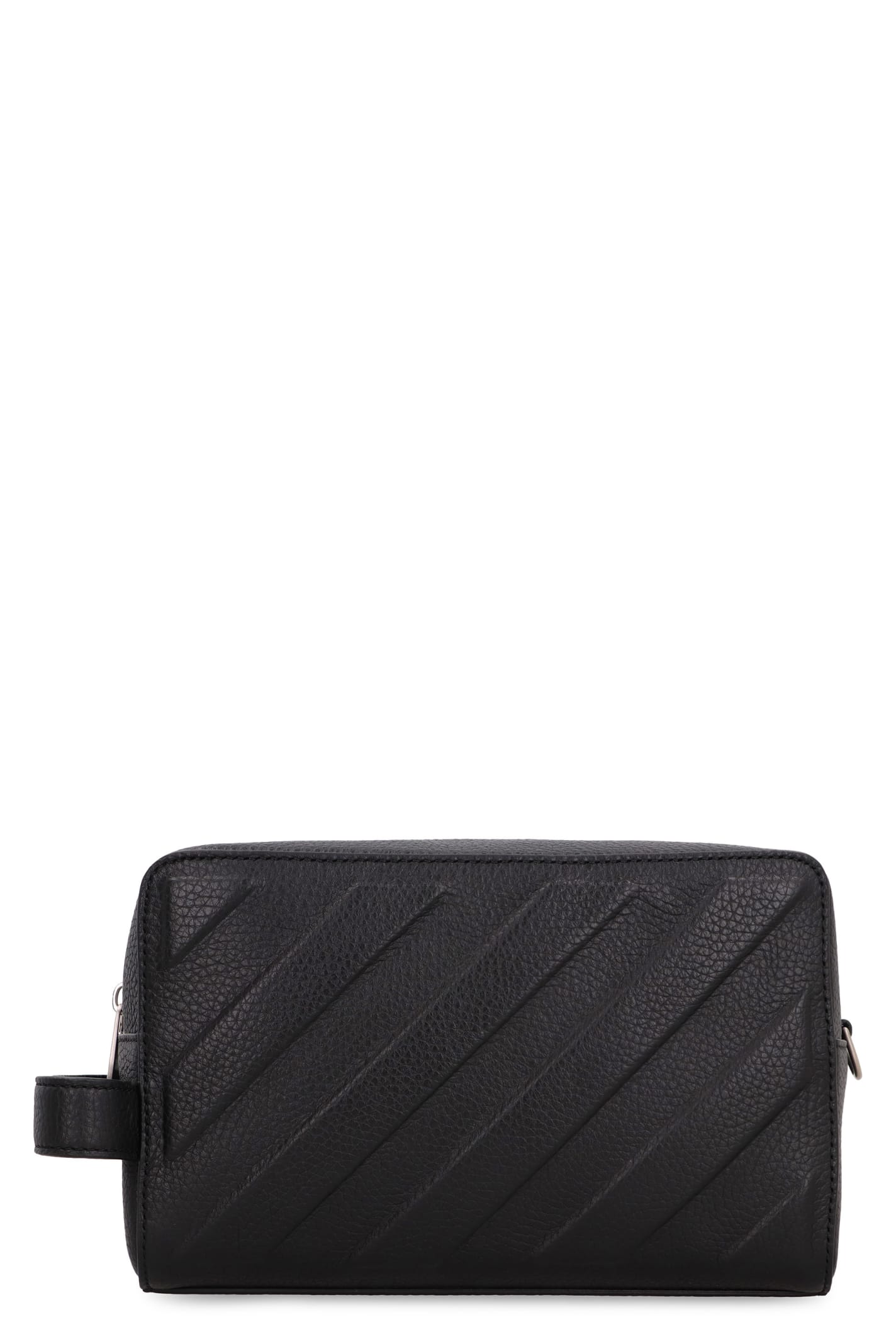 Off-White Leather Pouch