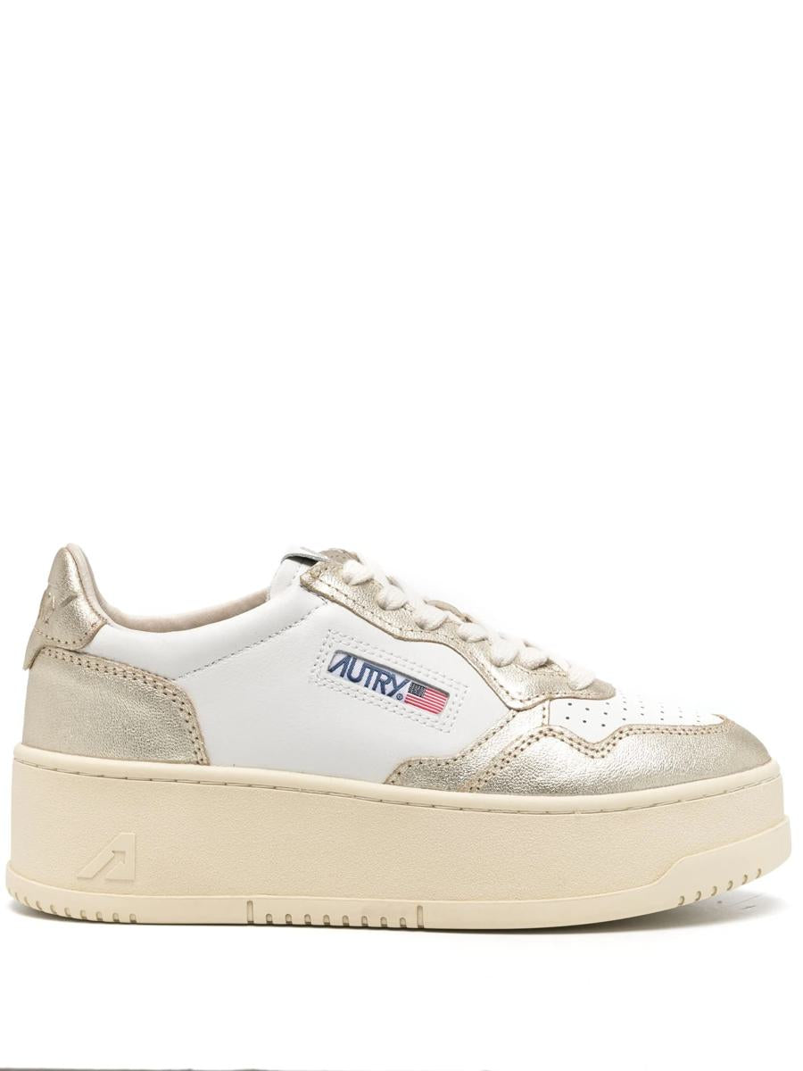 Autry Platform Low Woman Leat/Leat Shoes