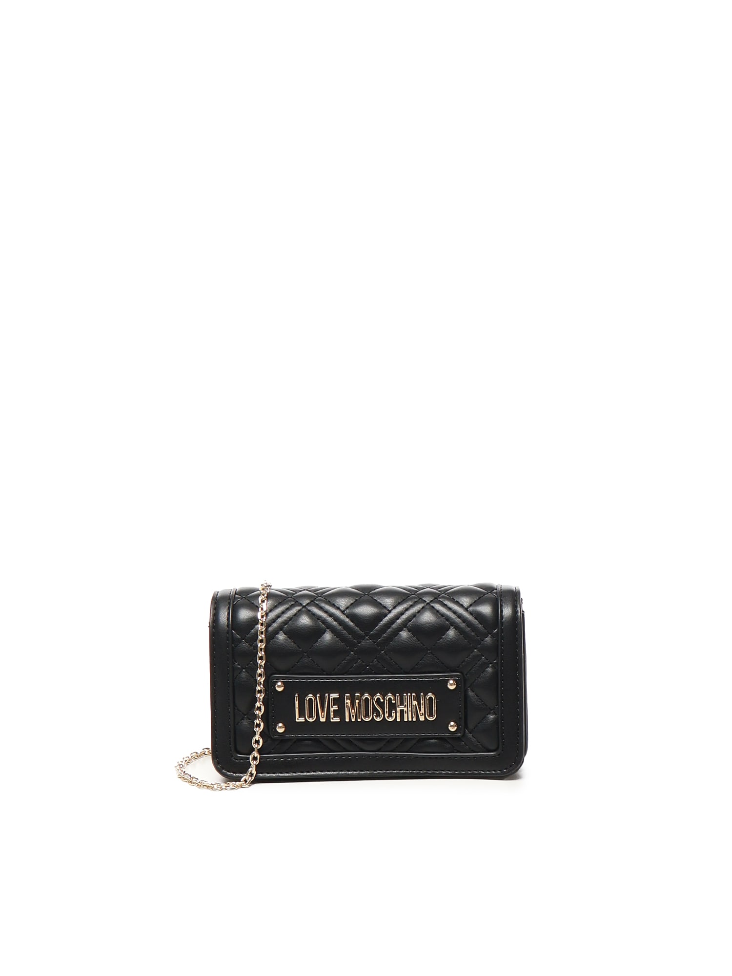 Love Moschino Wallet With Chain And Logo