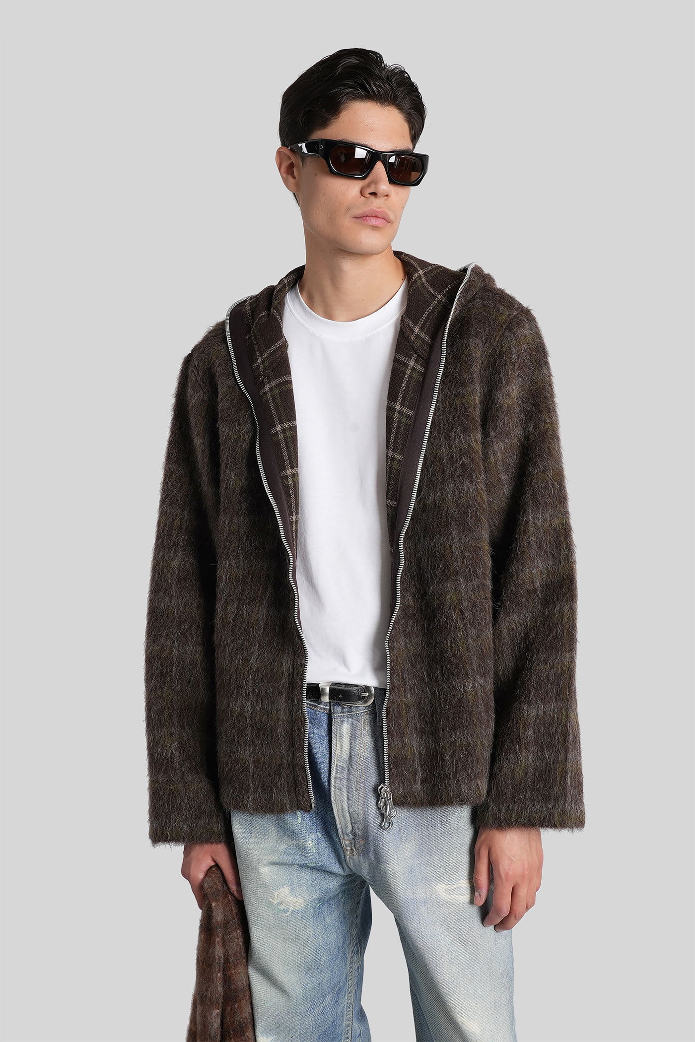 Our Legacy Casual Jacket In Brown Wool