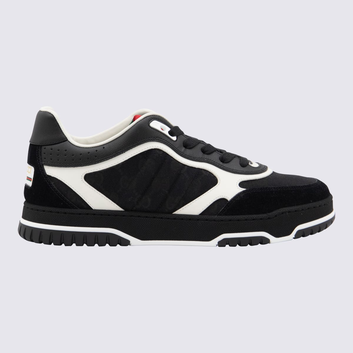 Gucci Black Leather Sneakers