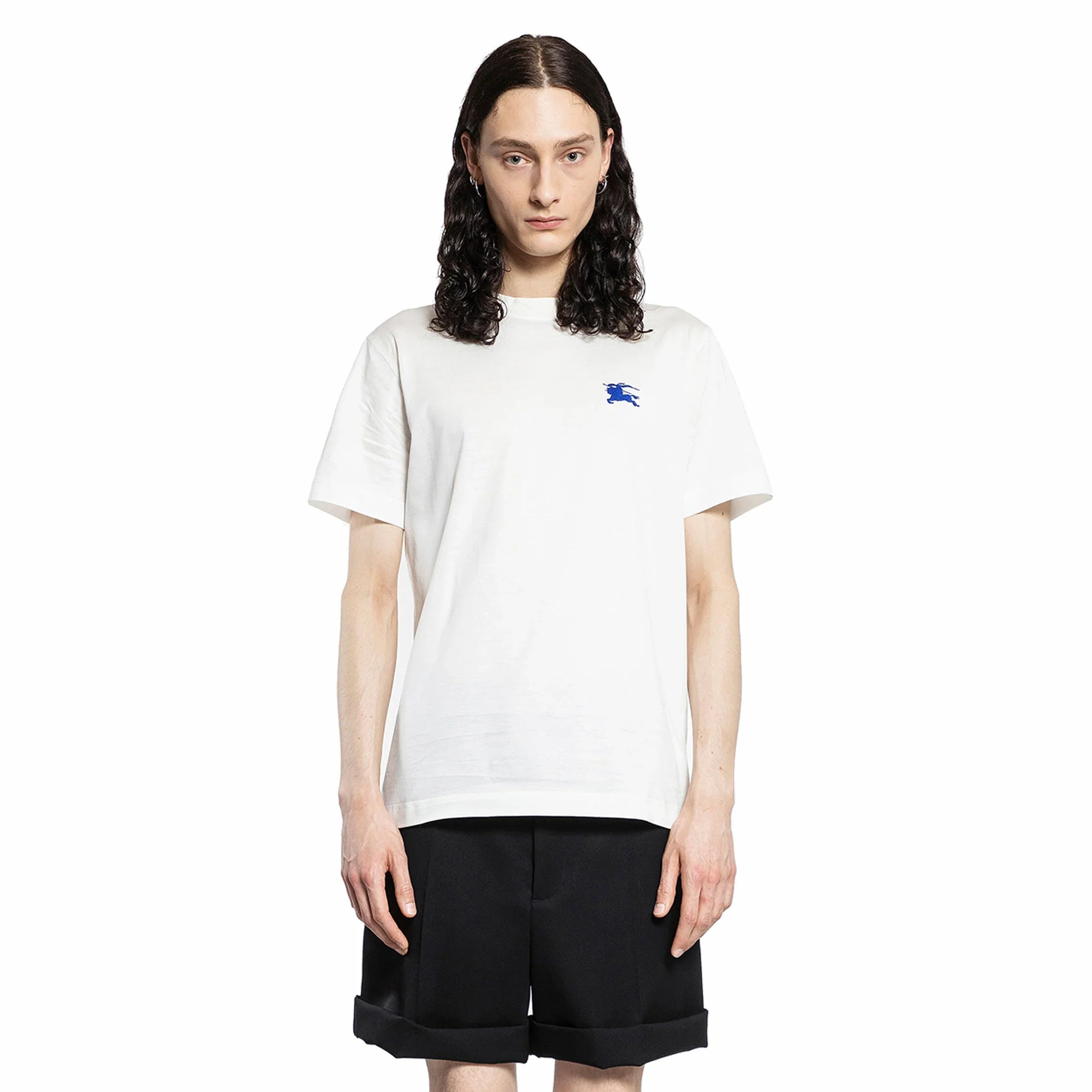 BURBERRY MAN WHITE T-SHIRTS & TANK TOPS