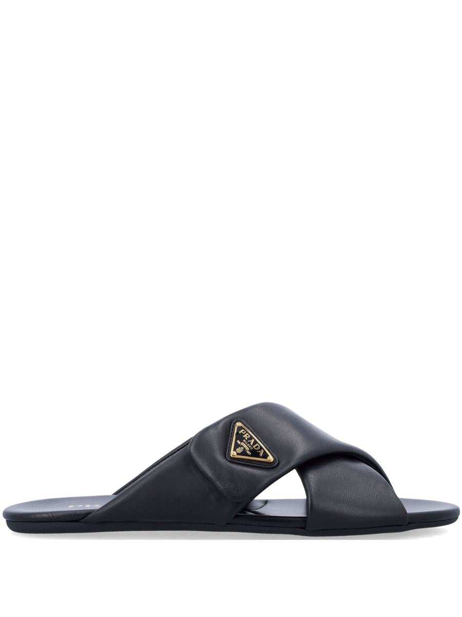 Prada 交叉Logo凉拖
