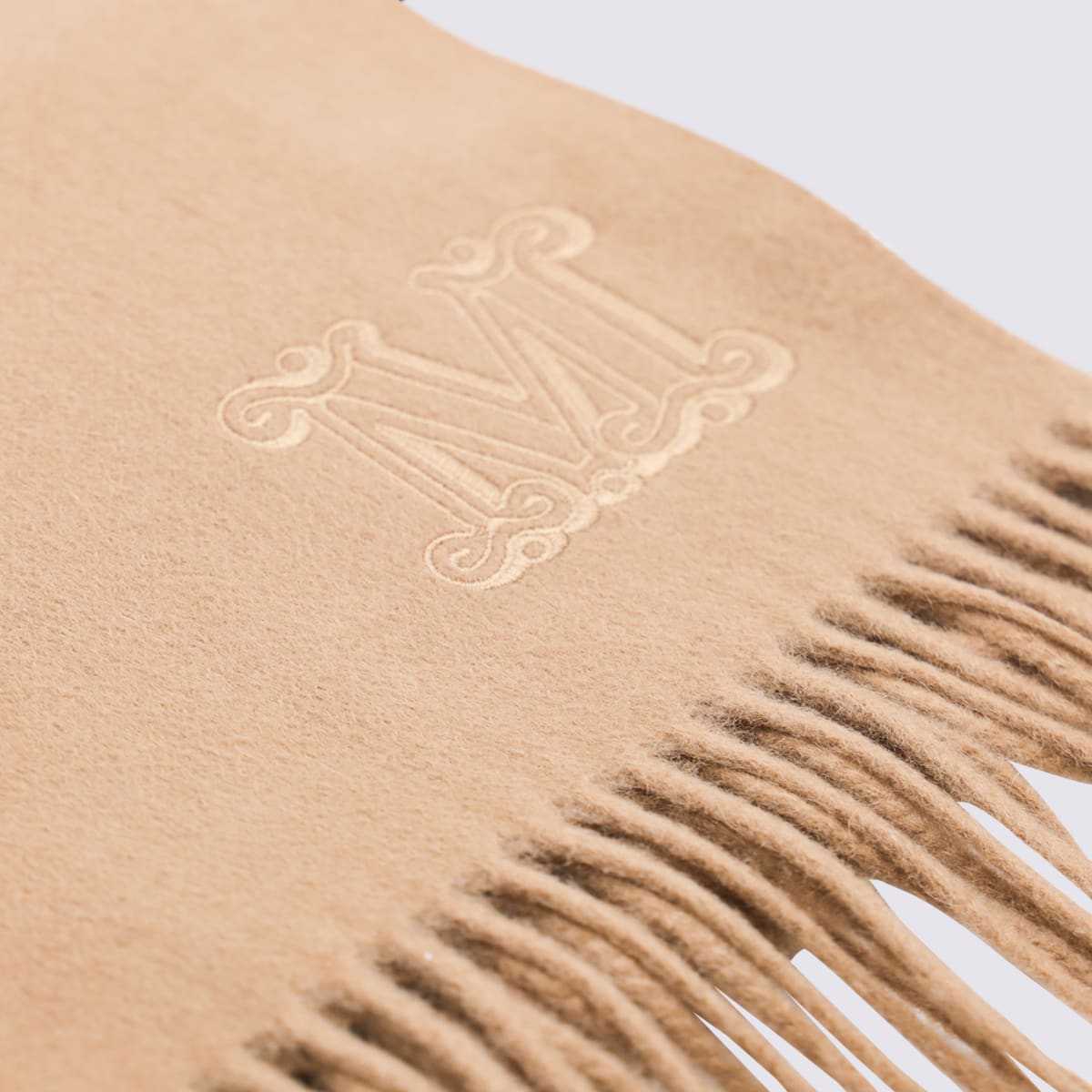 Max Mara Camel Dalia Cashmere Scarves
