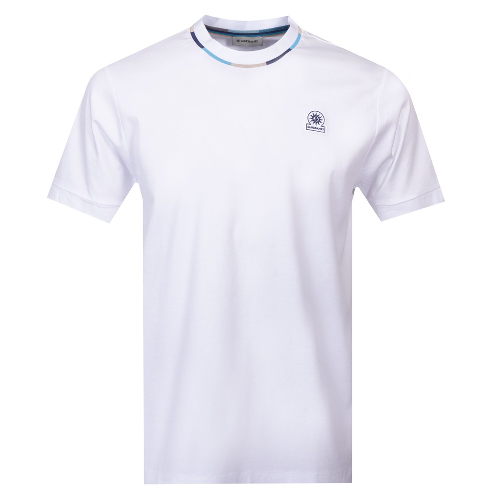 Tri Colour Neck T-Shirt