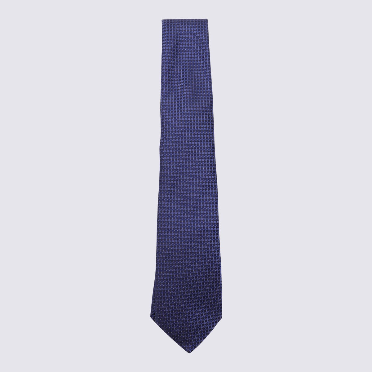 Canali Blue Wool Tie