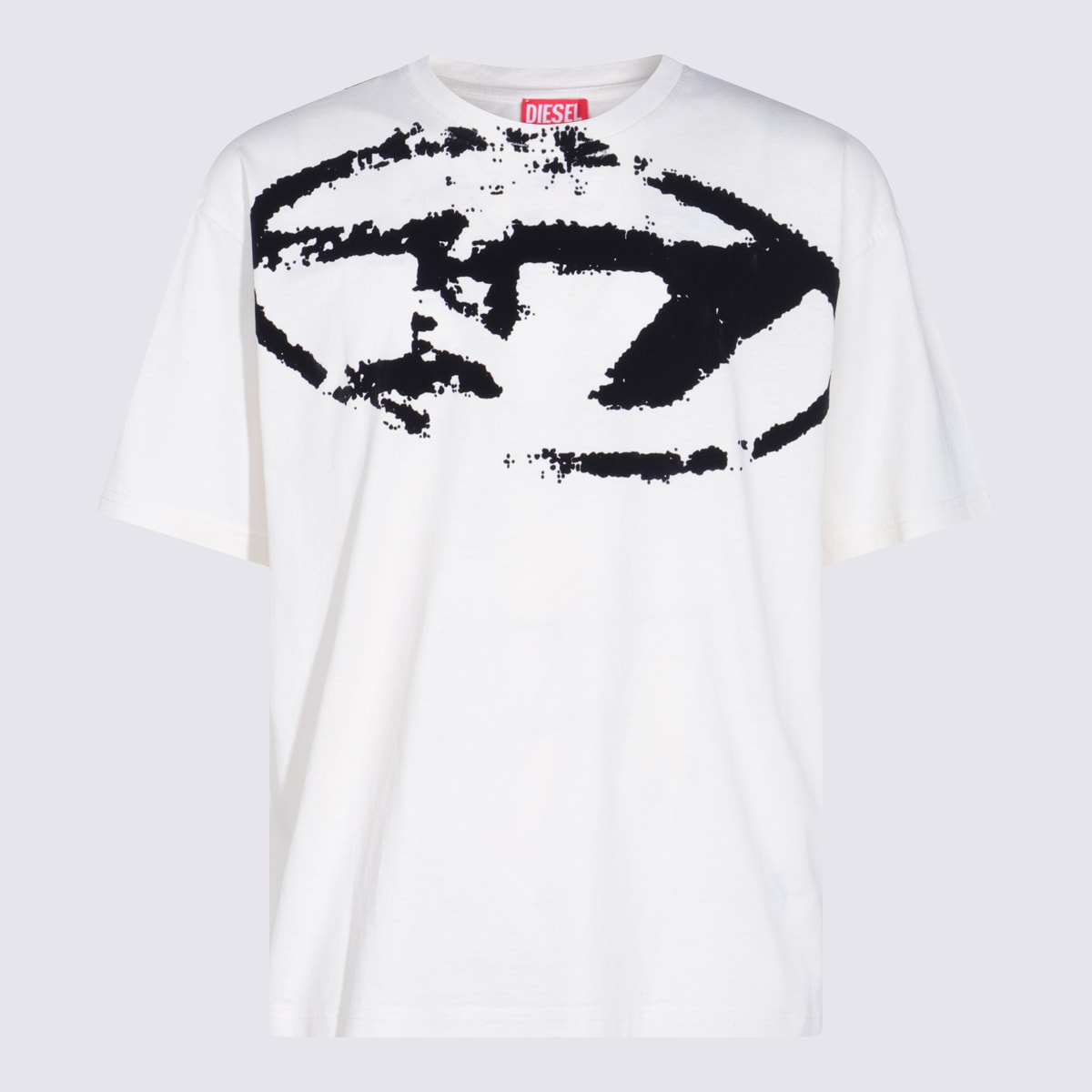Diesel White Cotton T-shirt