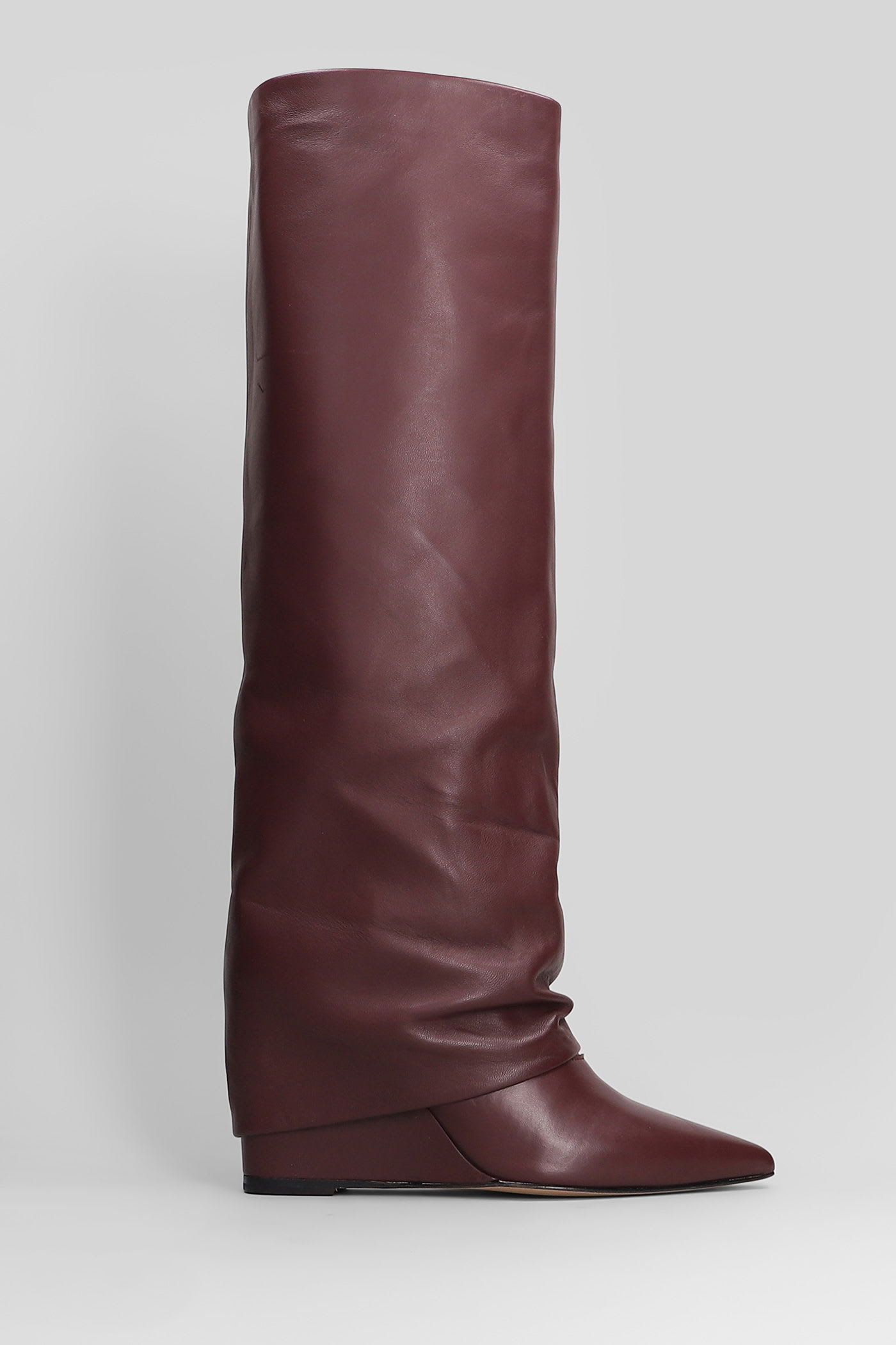 The Seller High Heels Boots In Bordeaux Leather