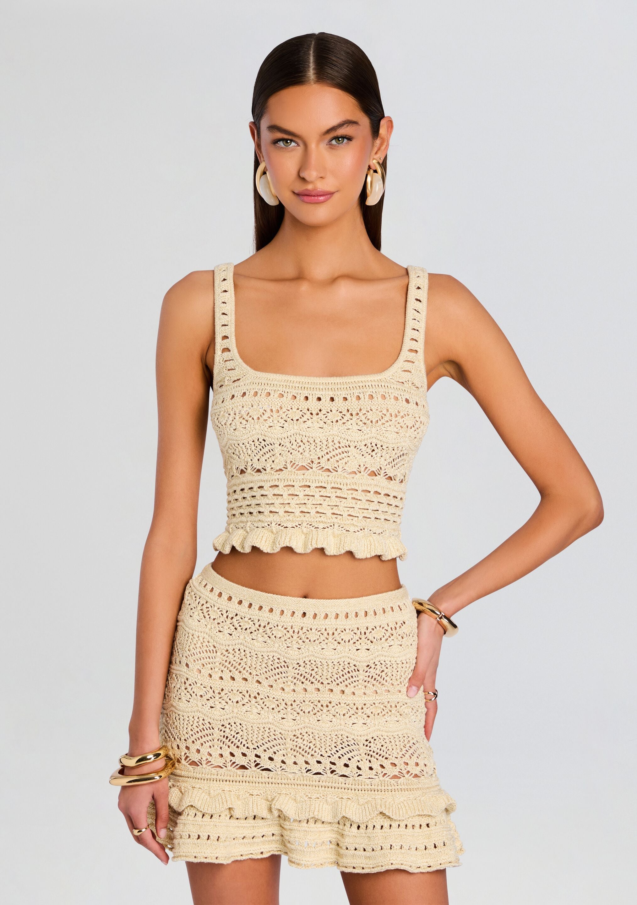 Damira Crochet Top