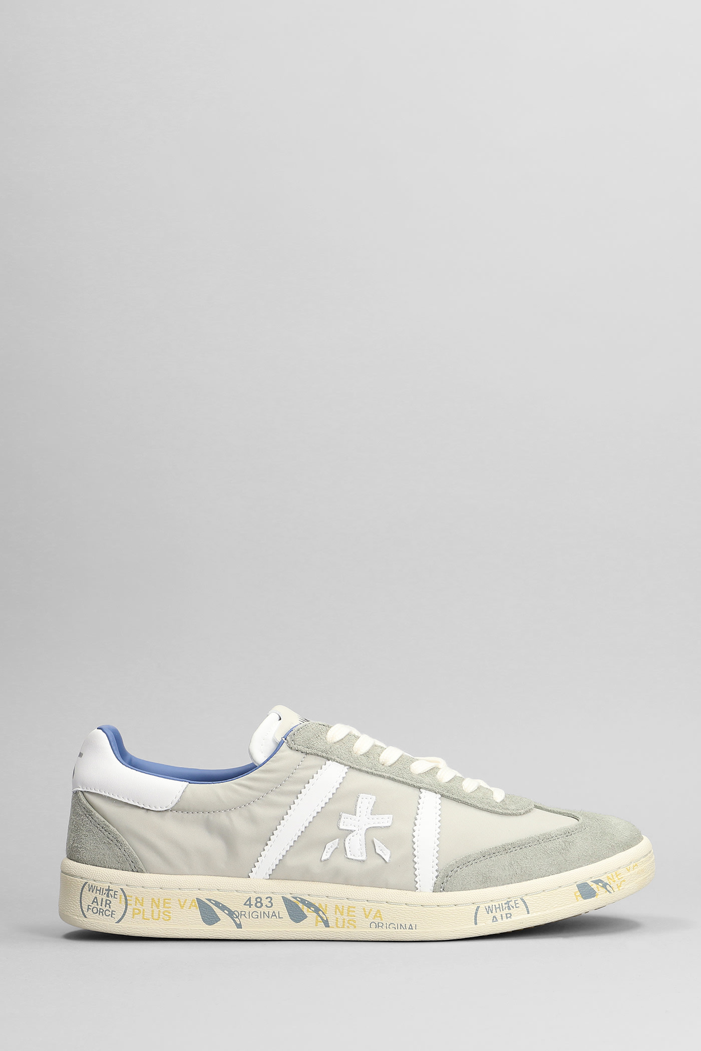 Premiata Bonnie Sneakers In Suede And Fabric