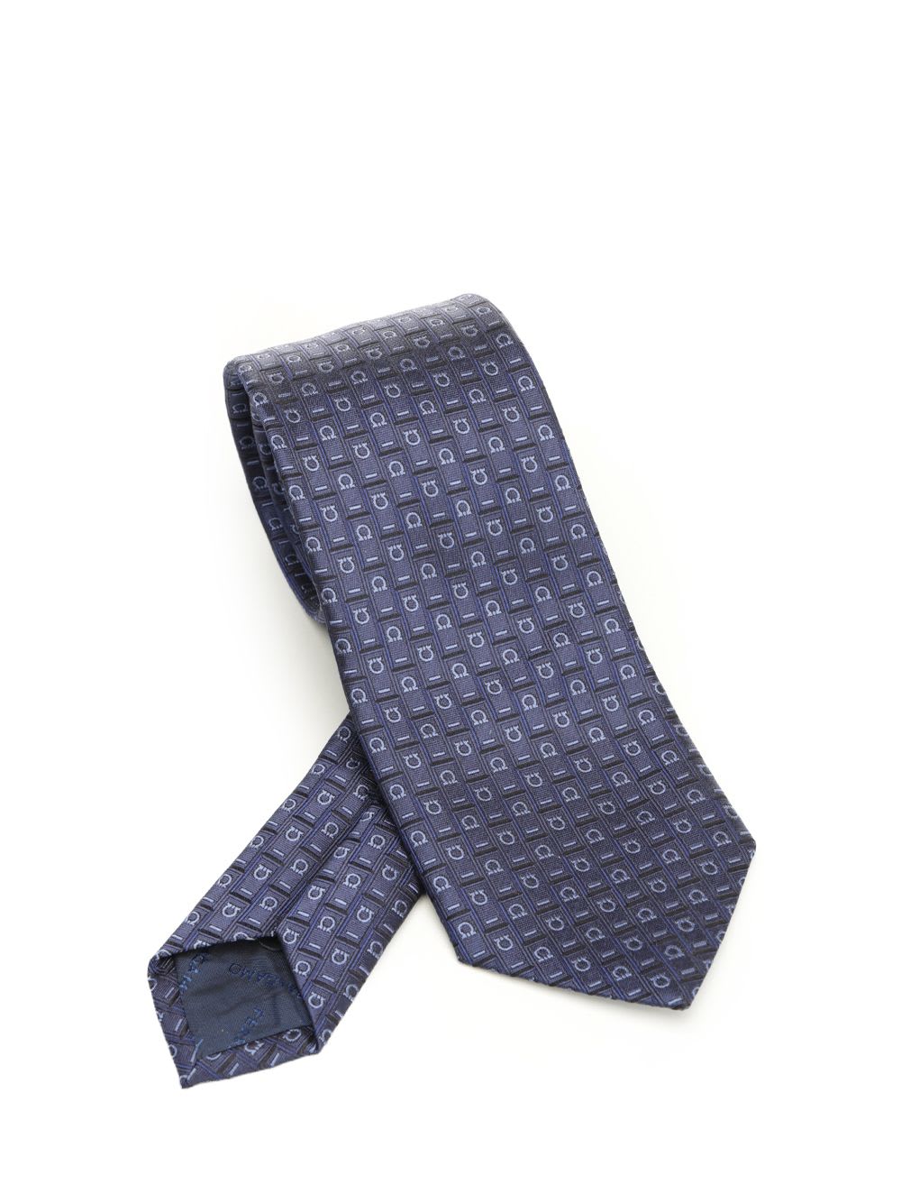 ferragamo Monogram Jacquard Tie