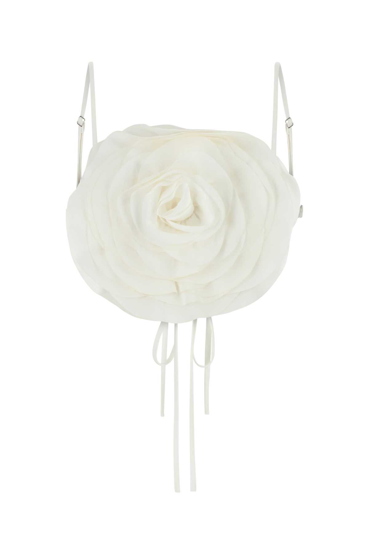 Blumarine White Gabardine Top