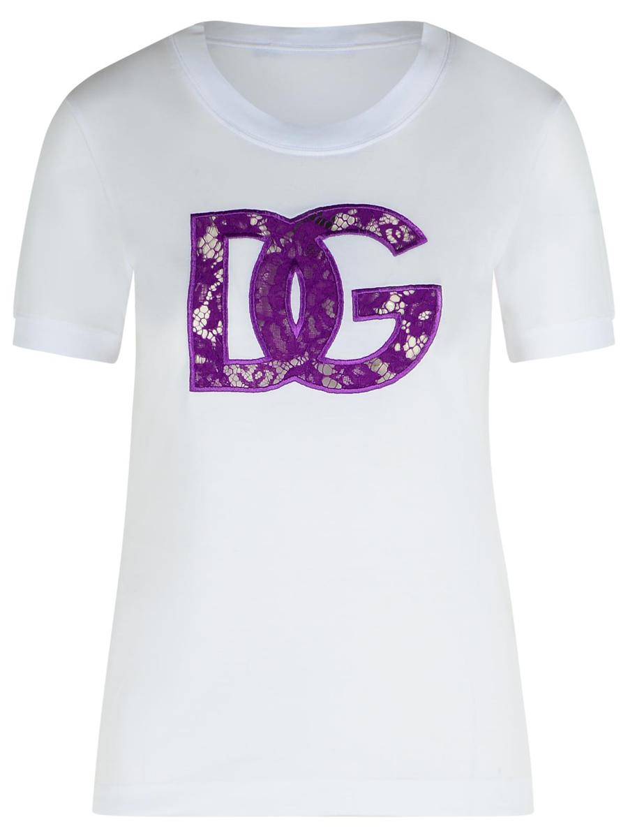 Dolce & Gabbana White Cotton T-Shirt