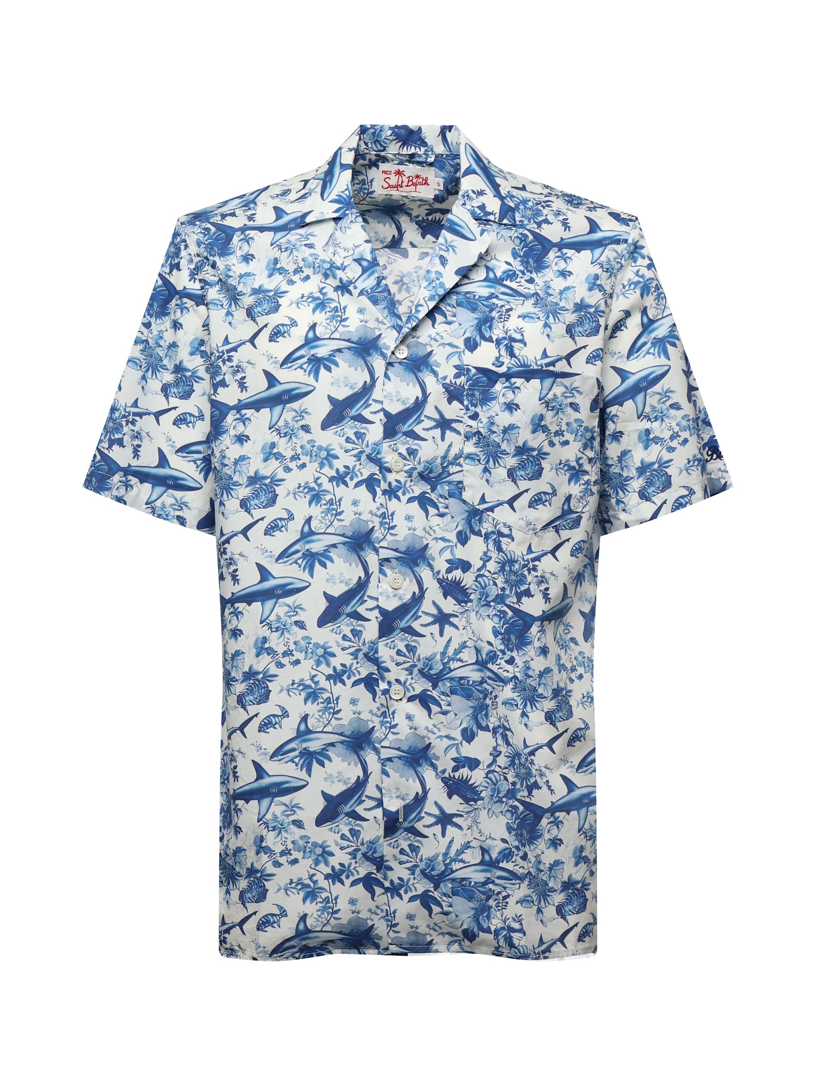 MC2 Saint Barth Kalea Shirt With Shark Print