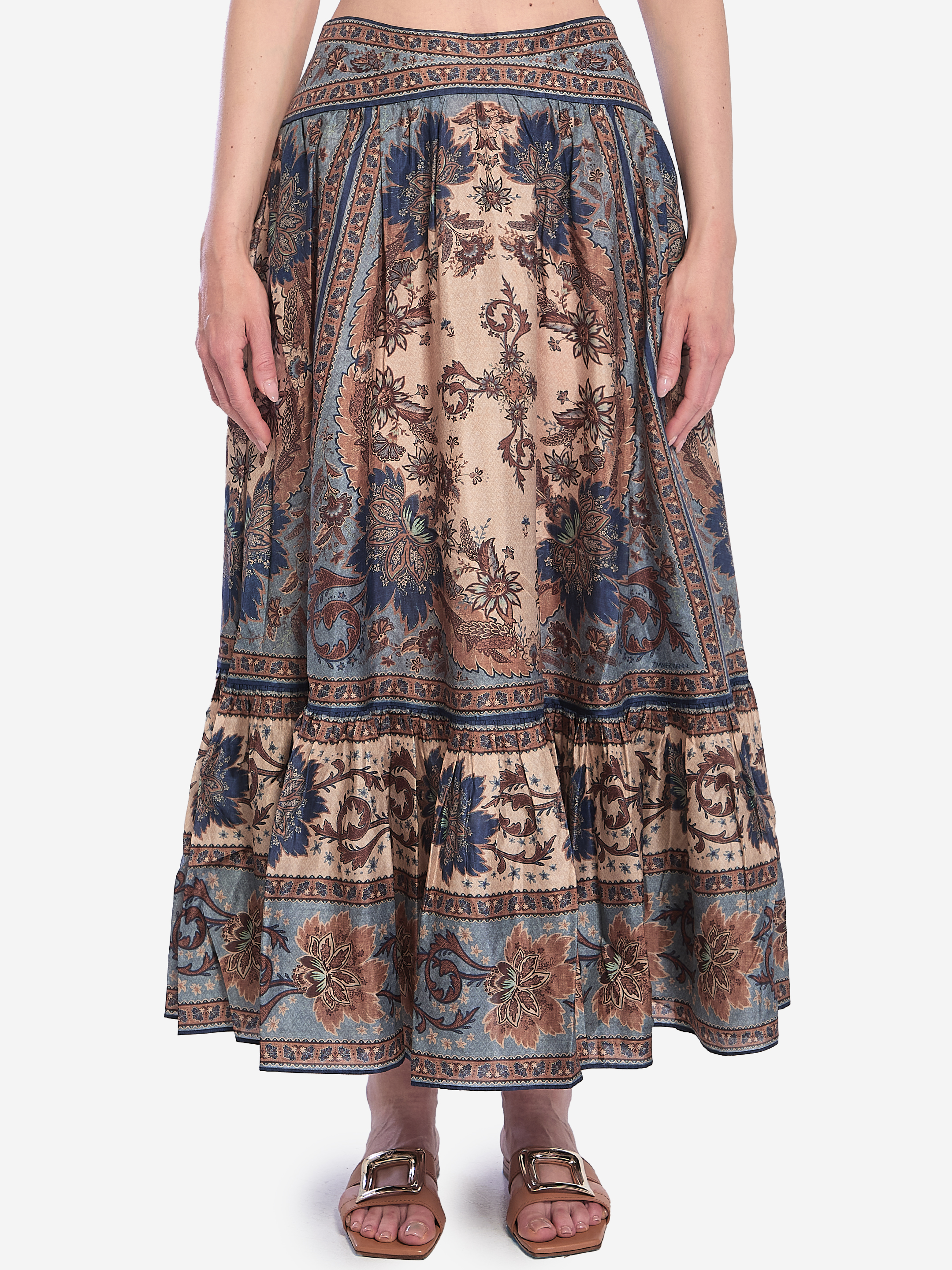 Ascension Tiered Midi Skirt