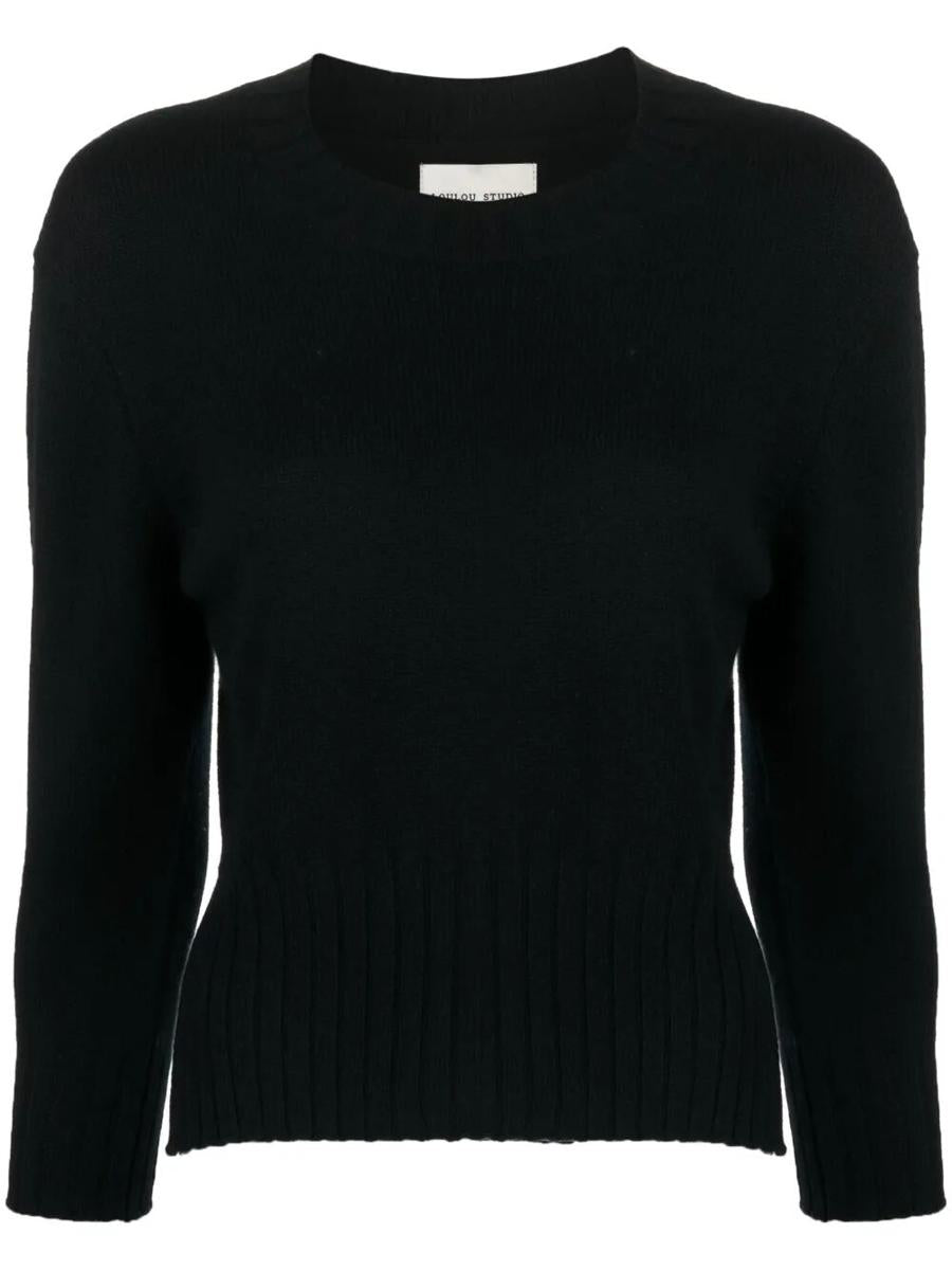 Loulou De Saison "Mora" Lds Cropped Sweater Clothing