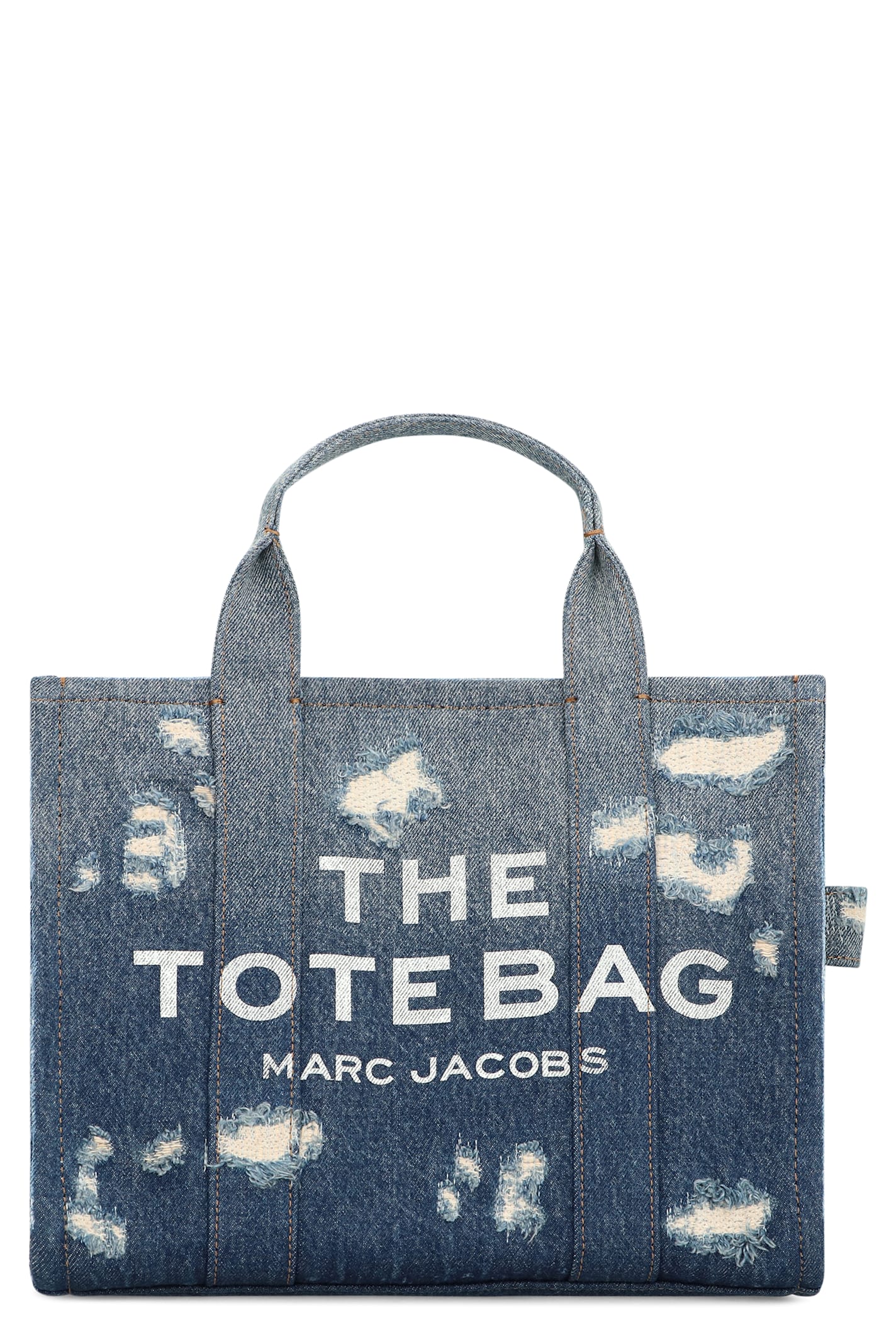 Marc Jacobs The Rip And Repair Denim Medium Tote Bag