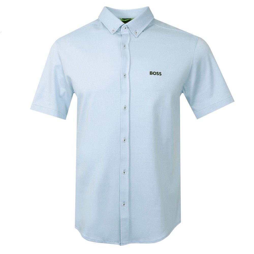 Athleisure B Motion Embroidered Logo Short Sleeve Shirt