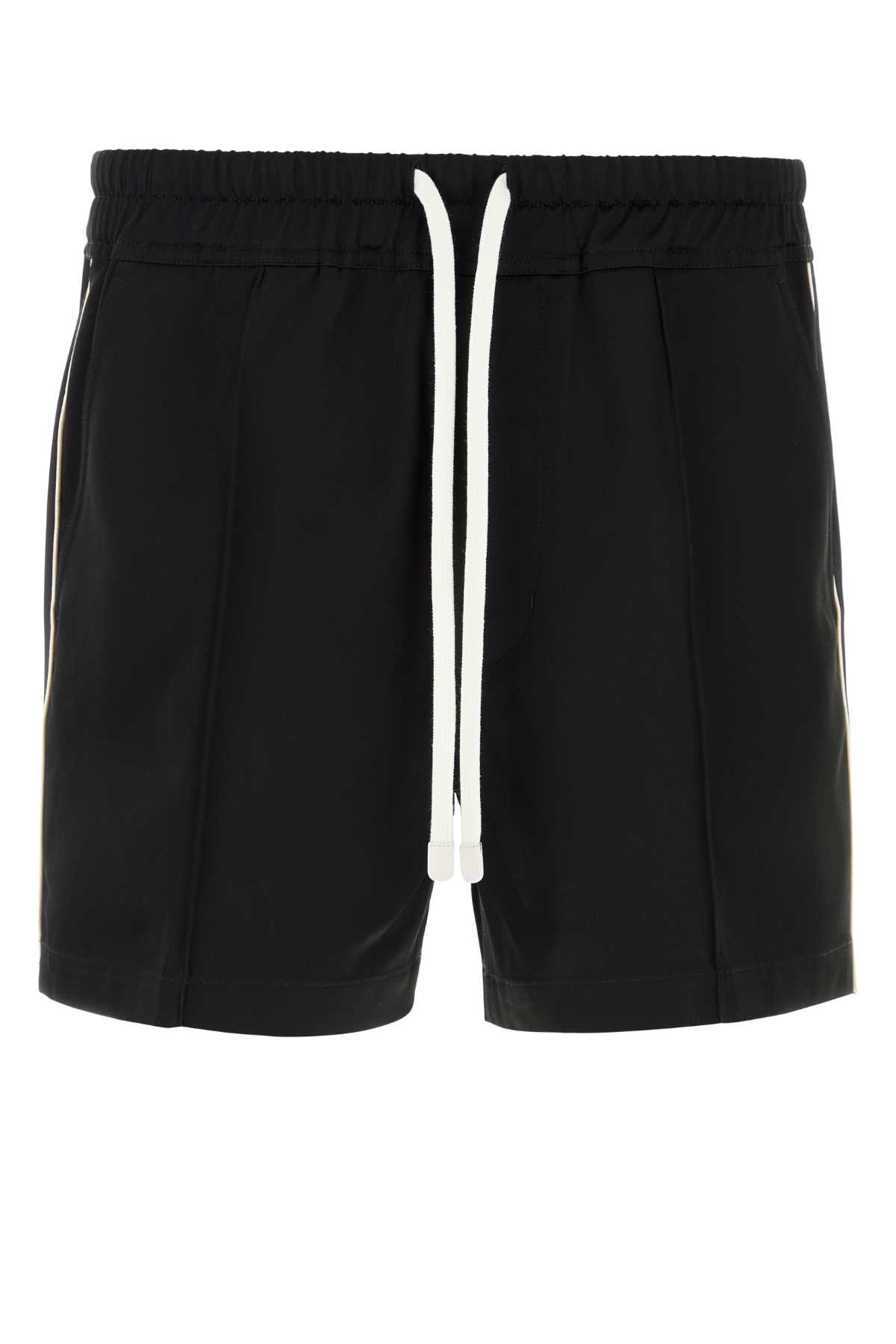 Tom Ford Black Satin Bermuda Shorts