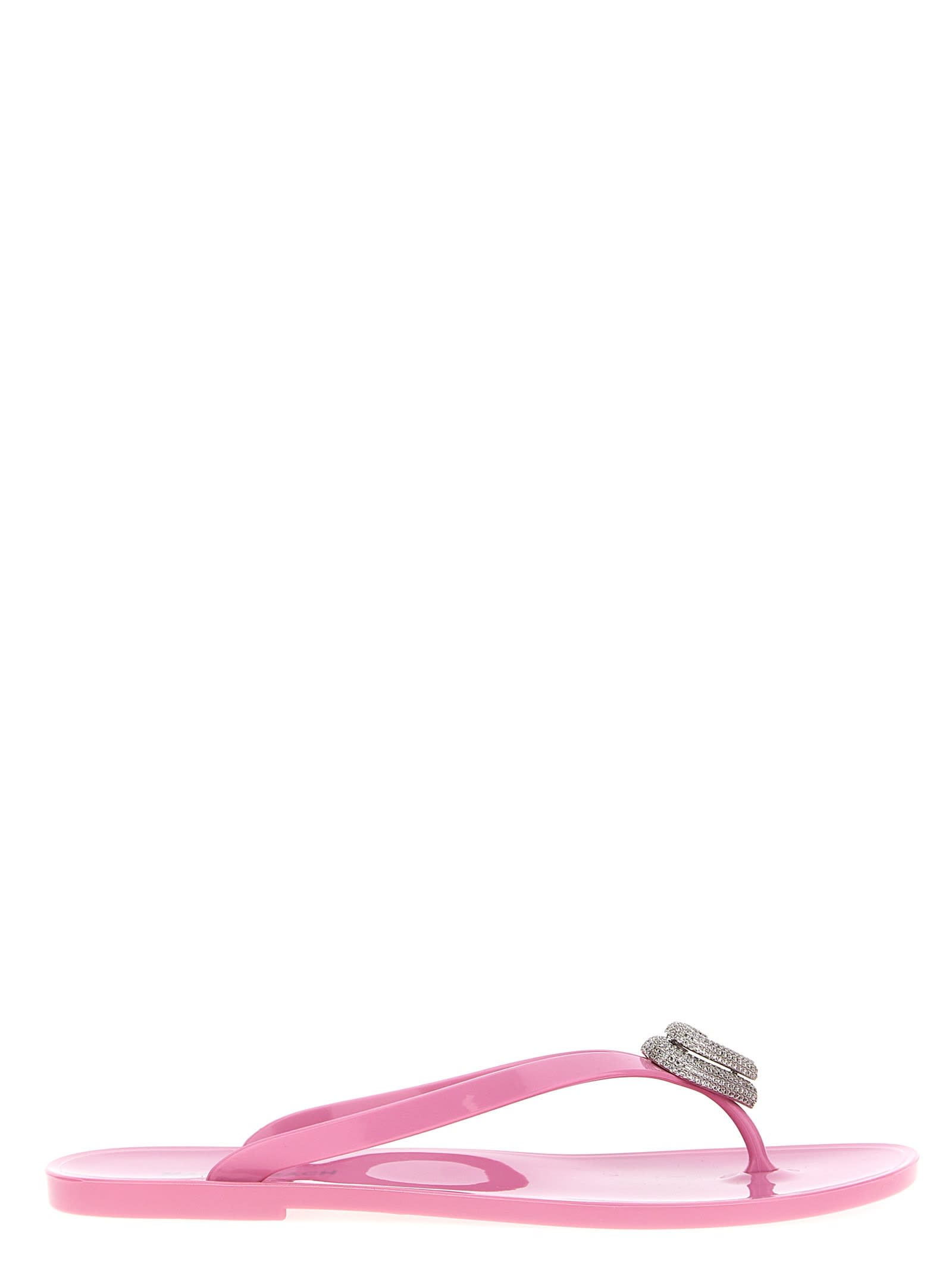 Mach & Mach double Heart Sandals
