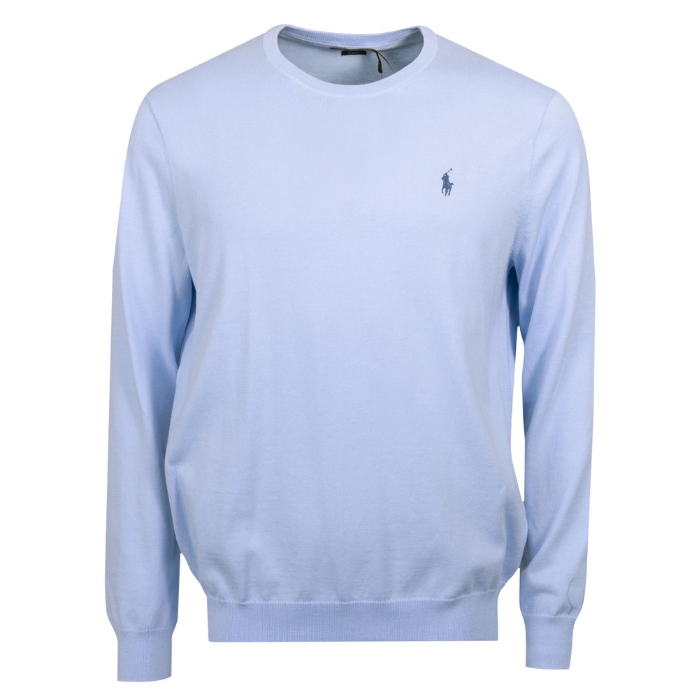 Crew Neck Cotton Knitted Jumper
