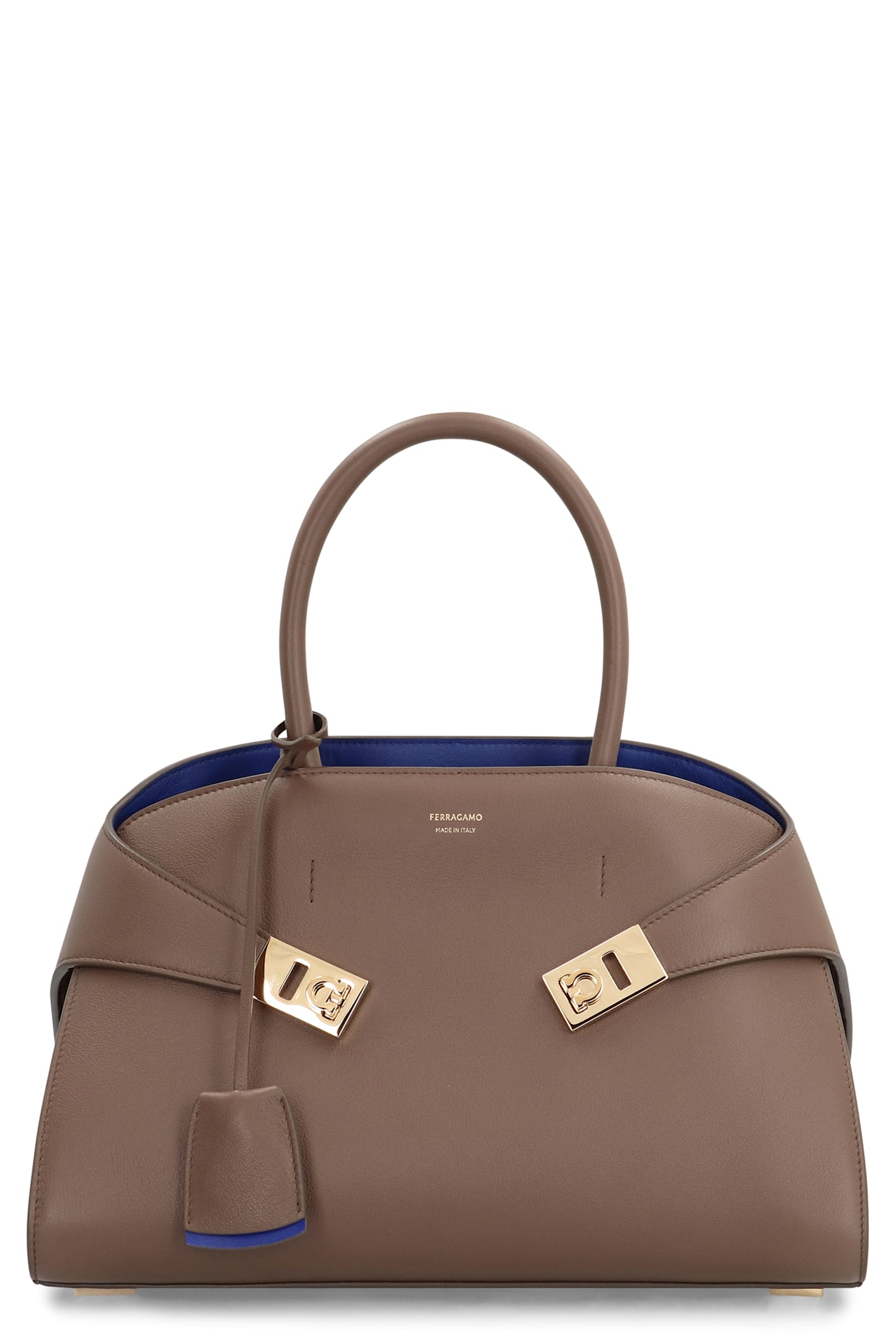 Ferragamo Hug S Leather Handbag