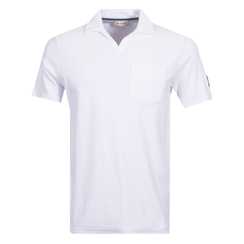 Revere Collar Toweling Polo Shirt