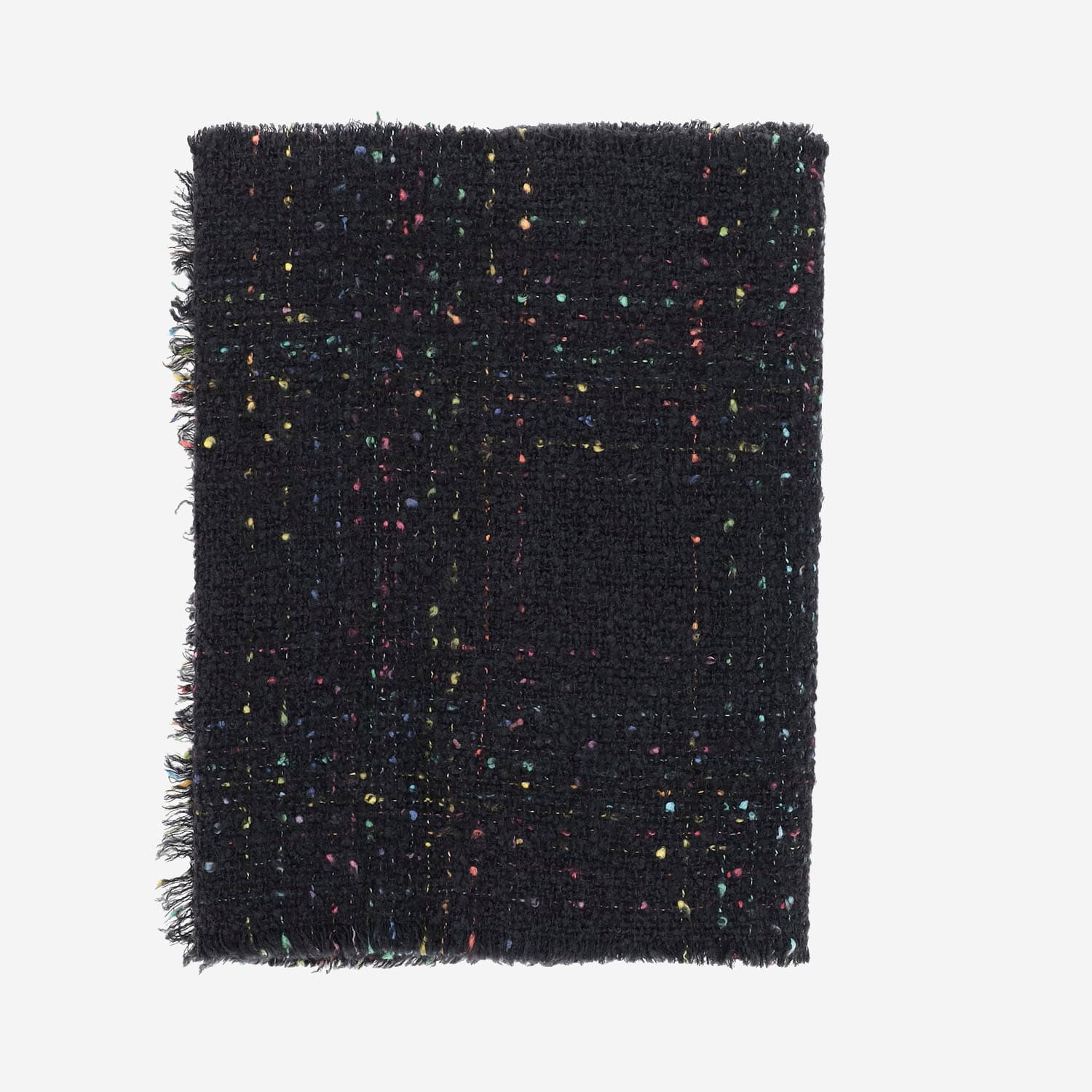 Faliero Sarti Francesca Wool Blend Scarf With Colored Threads