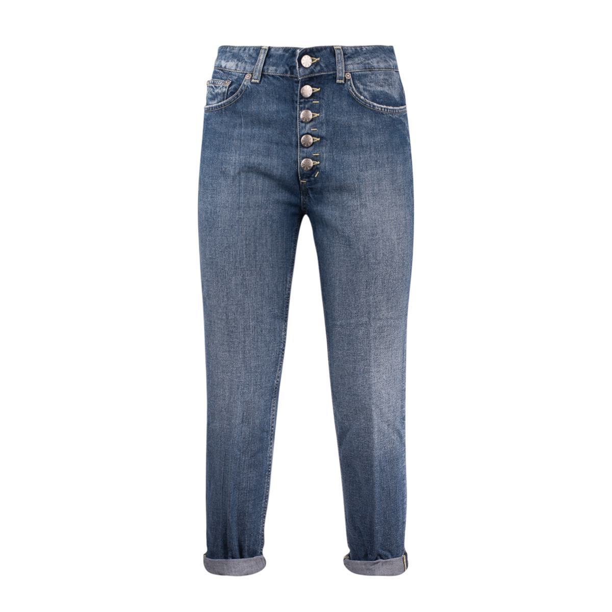 Dondup Koons Loose Jeans In Fixed Denim Lyocell
