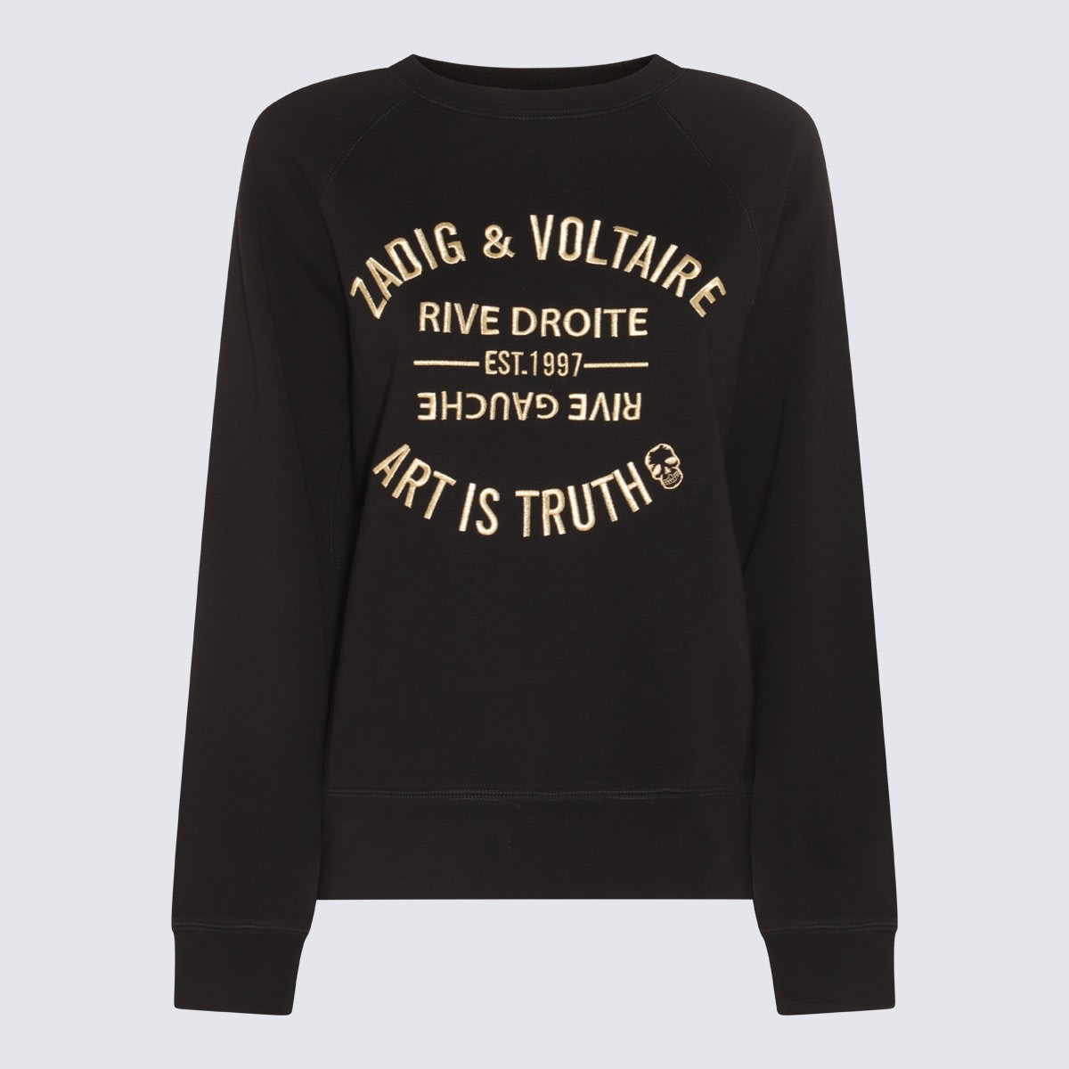 Zadig & Voltaire Black Cotton Sweatshirt
