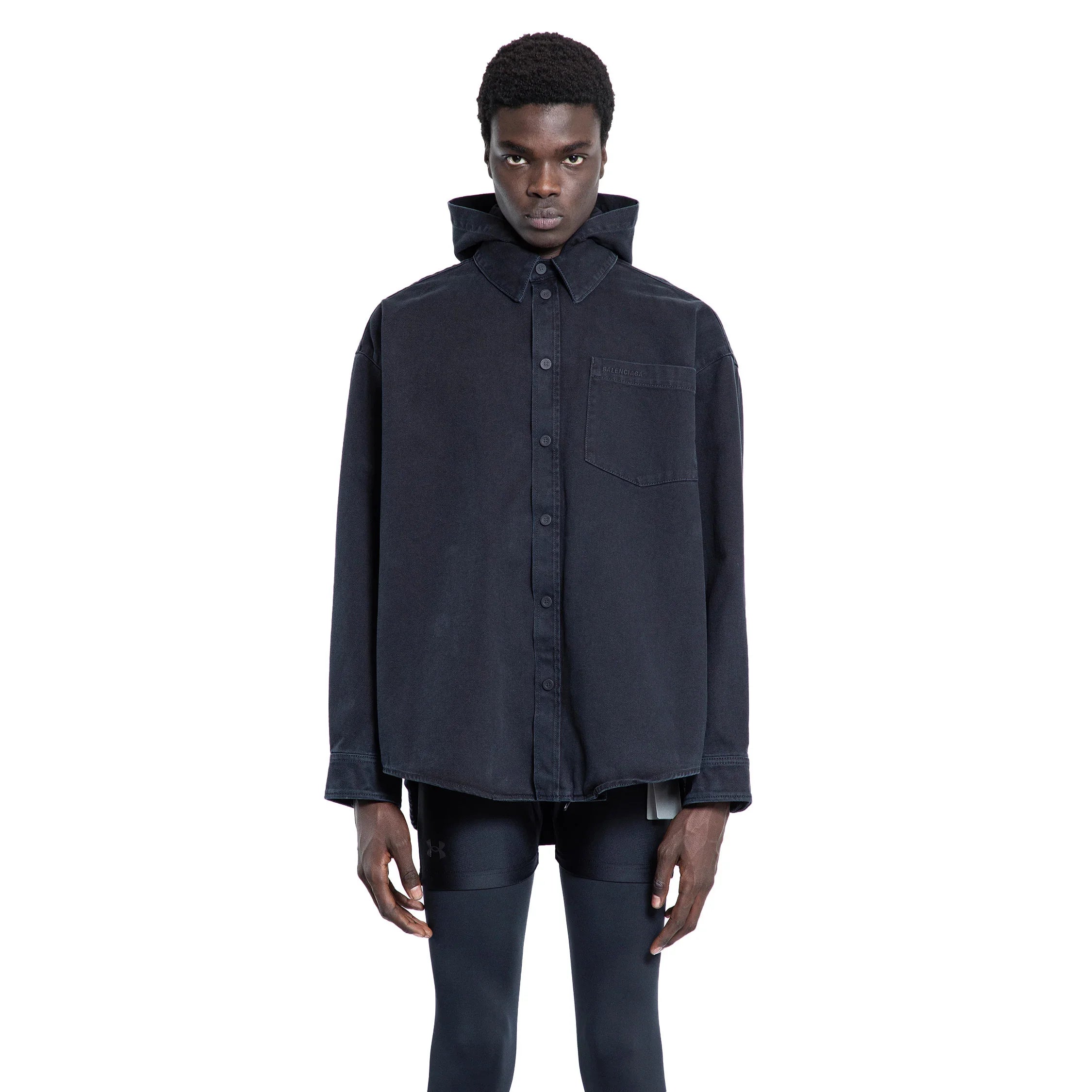 Shirt Parka in Soft Left Hand Denim