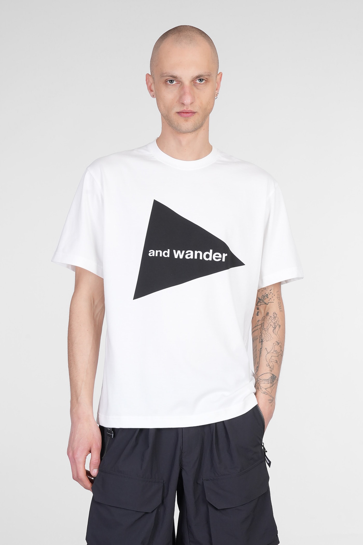 And Wander T-shirt In White Cotton