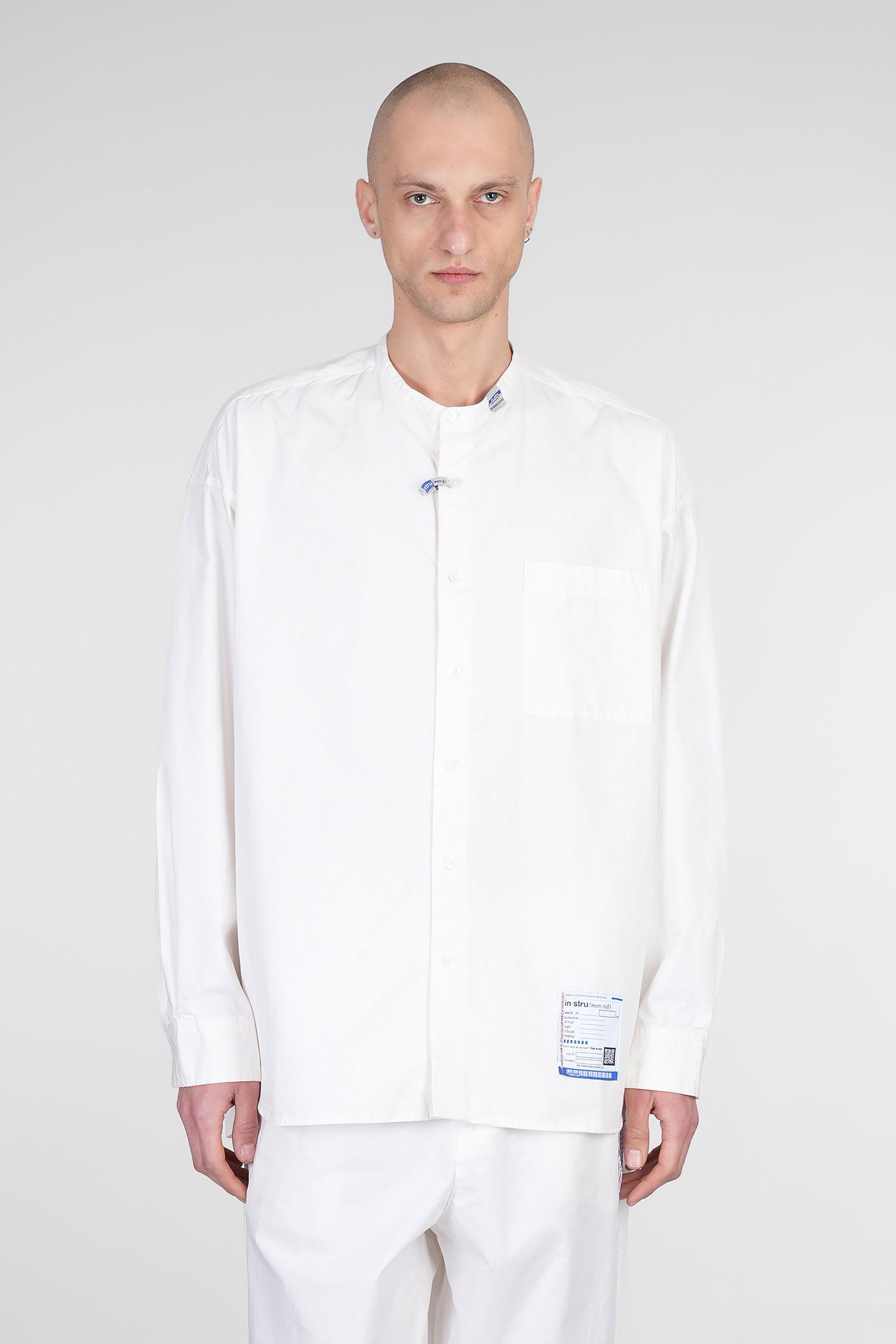 Mihara Yasuhiro Shirt In White Cotton