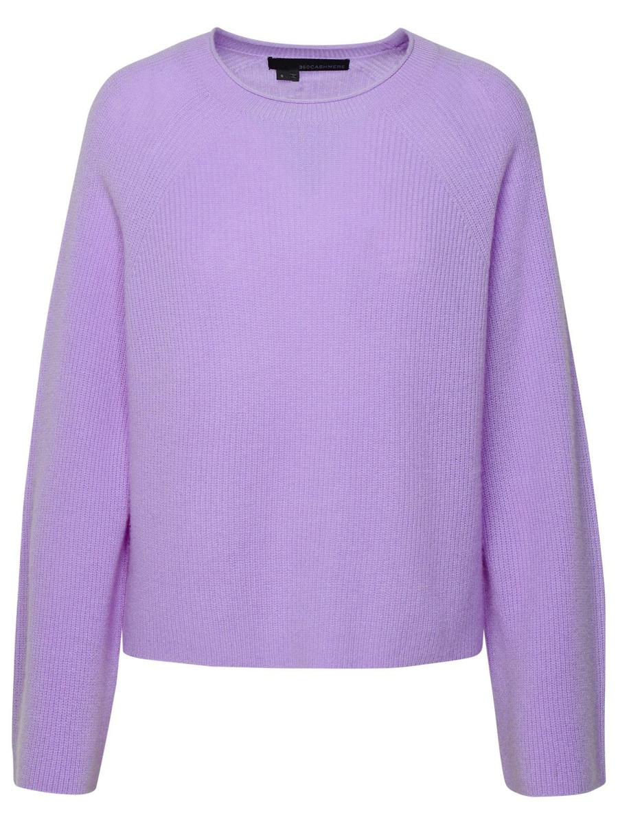 360 Cashmere 'Sophie' Lilac Cashmere Sweater