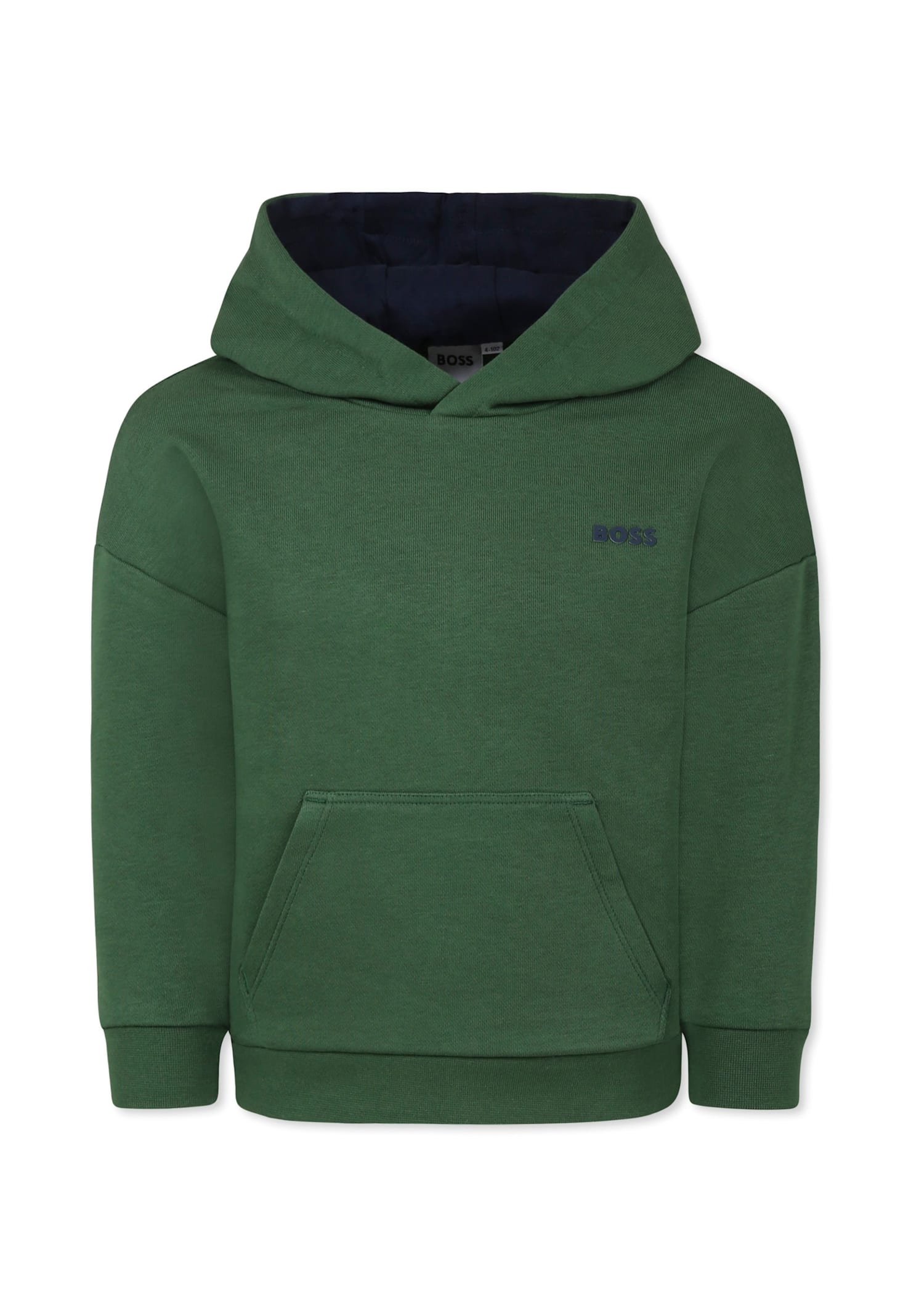 Hugo Boss Green Sweatshirt For Boy With Logo